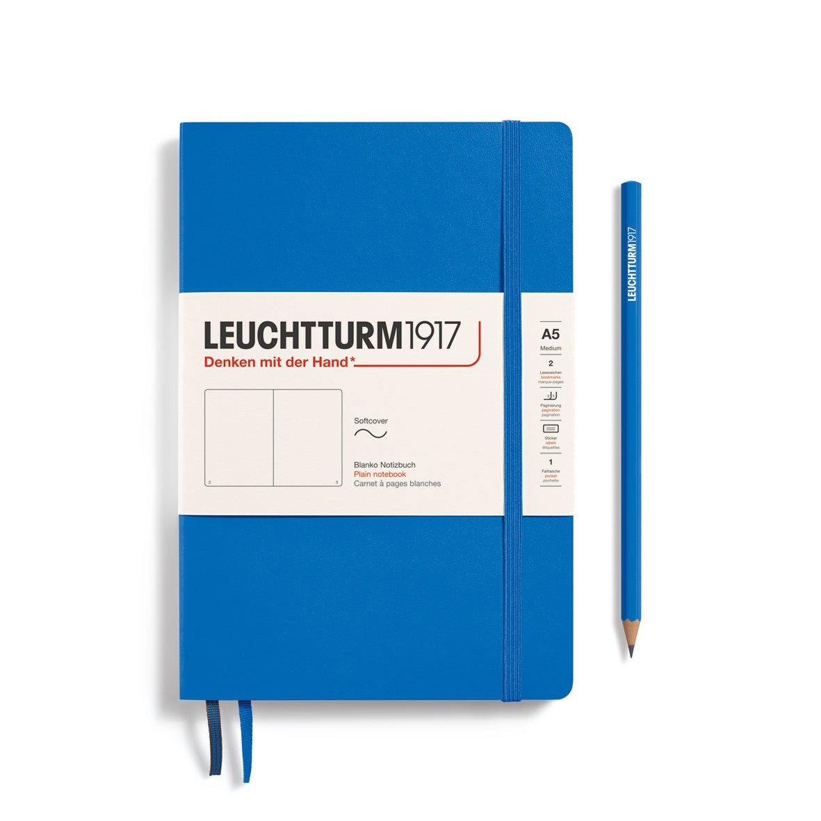Carnet LEUCHTTURM1917 Classic - A5 - Softcover - Uni - Sky - 4004117644047