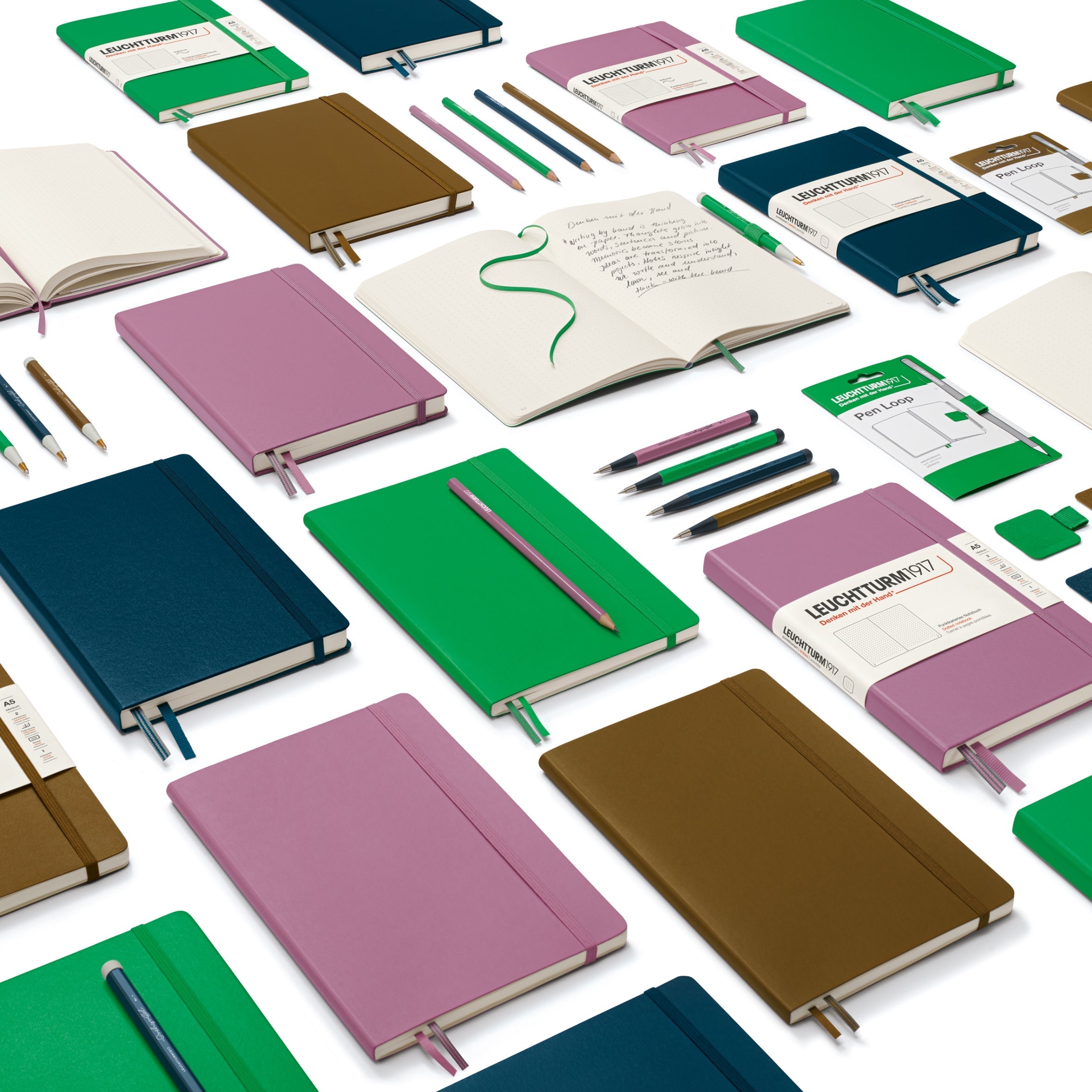 Carnet LEUCHTTURM1917 Classic - A5 - Softcover - Uni - Spring Leaf - 4004117661457