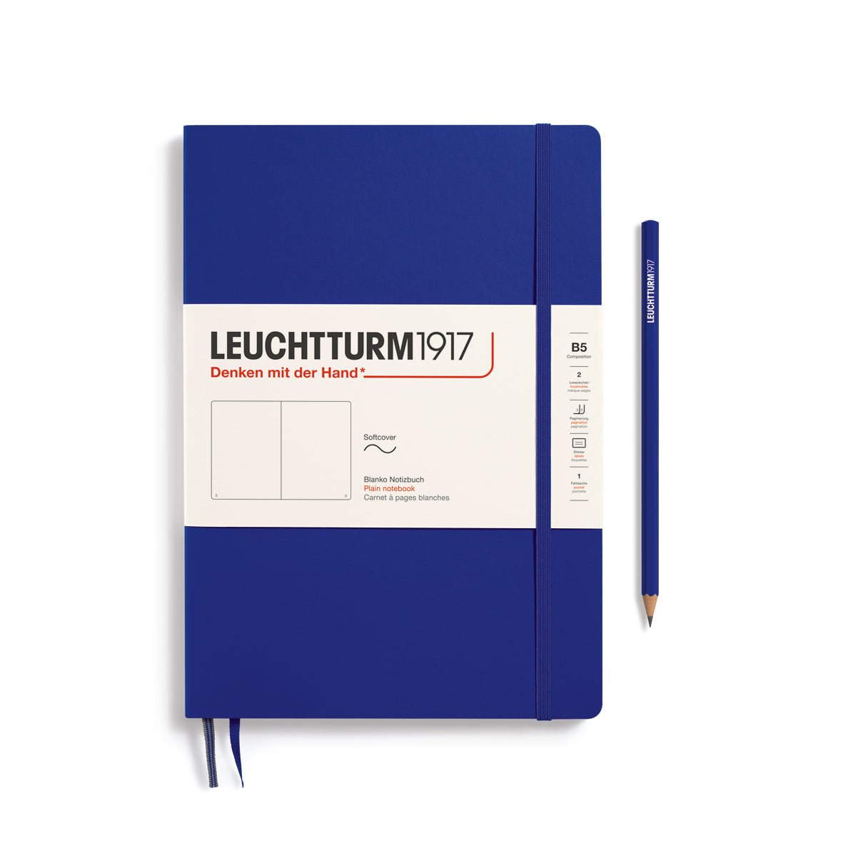 Carnet LEUCHTTURM1917 Classic - B5 - Softcover - Uni - Ink -