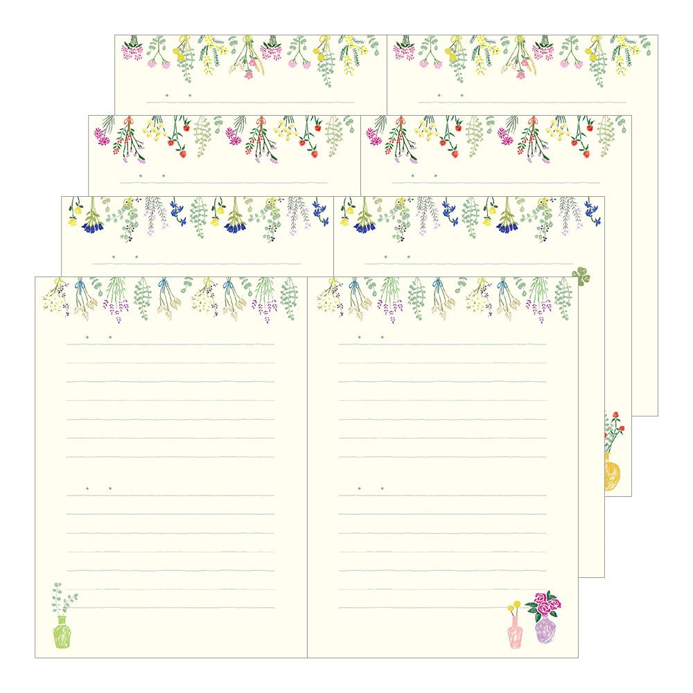 Carnet MIDORI 1 Year Diary Journal - B6 - Fleurs séchées - 4902805128797