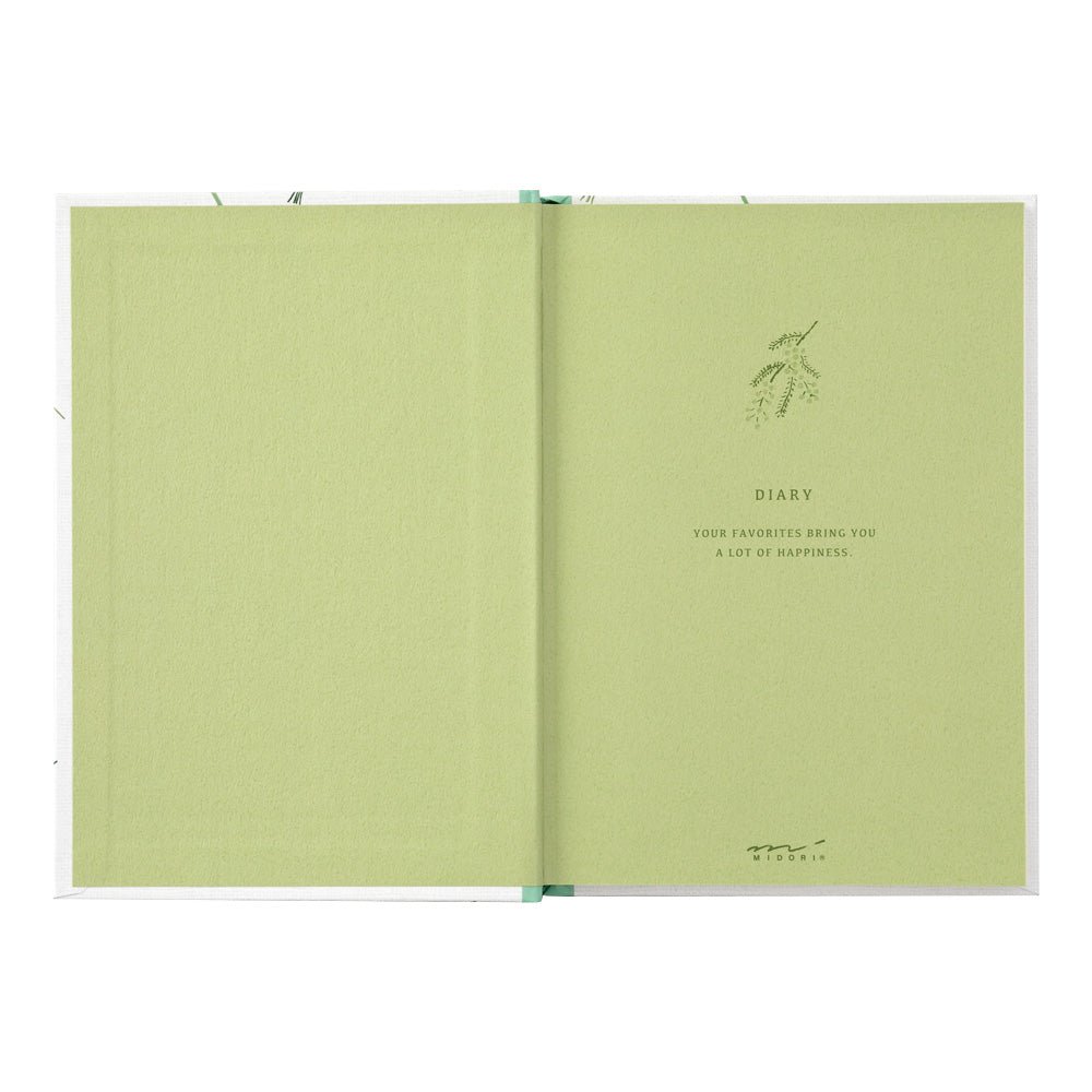 Carnet MIDORI 1 Year Diary Journal - B6 - Fleurs séchées - 4902805128797