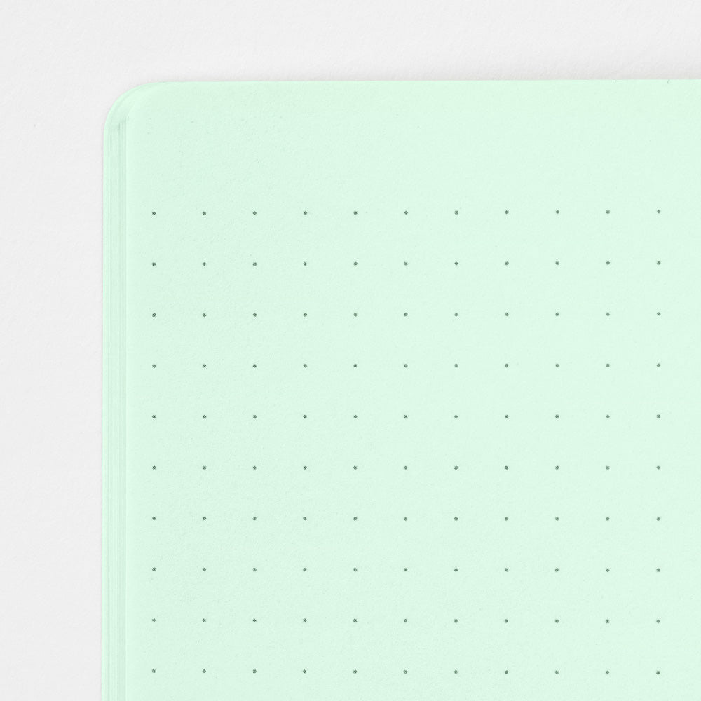 Carnet MIDORI Notebook Soft Color - A5 - Pointillé - Vert - 4902805152747