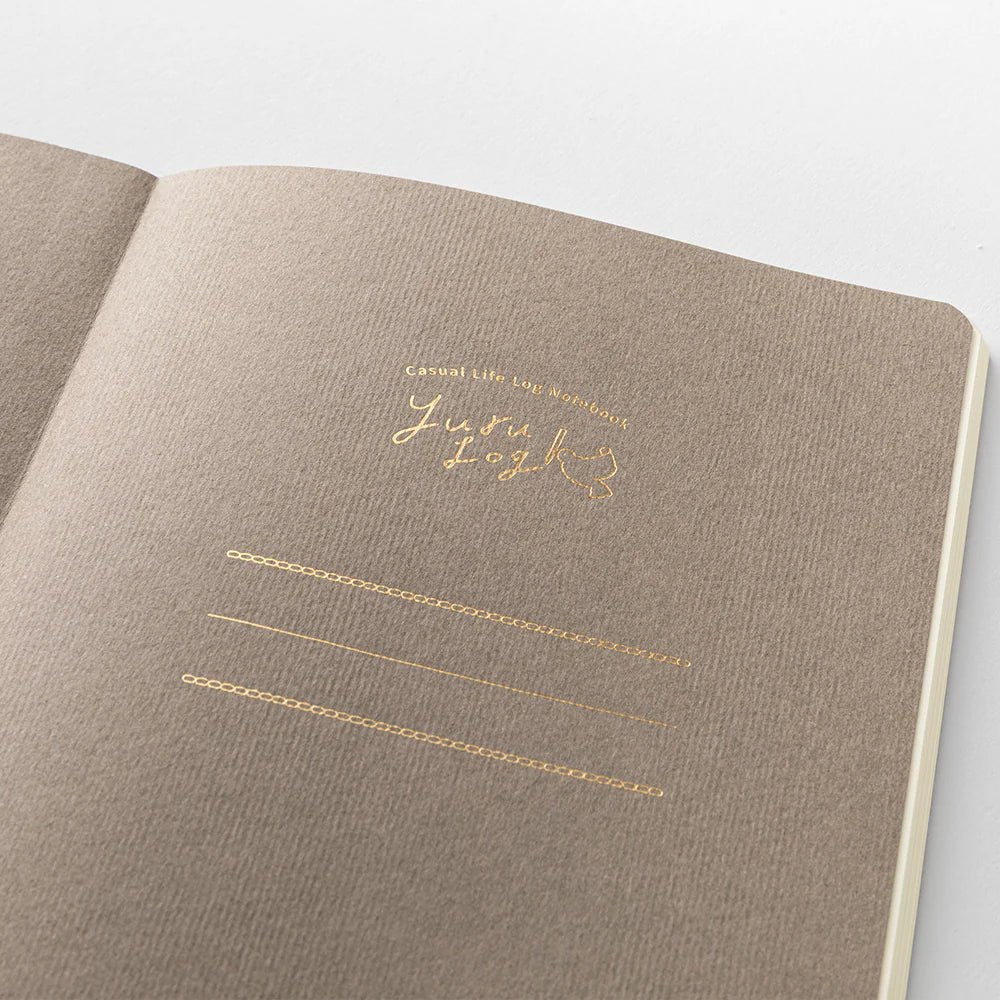 Carnet MIDORI Notebook Yuru Log - B6 - Pointillé - Lifestyle -