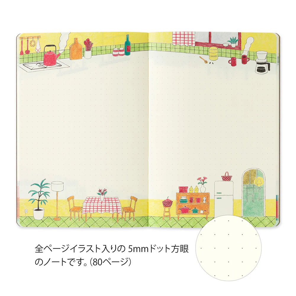 Carnet MIDORI Notebook Yuru Log - B6 - Pointillé - Lifestyle -