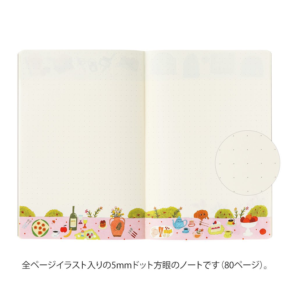 Carnet MIDORI Notebook Yuru Log - B6 - Pointillé - Ma Vie - 4902805153553
