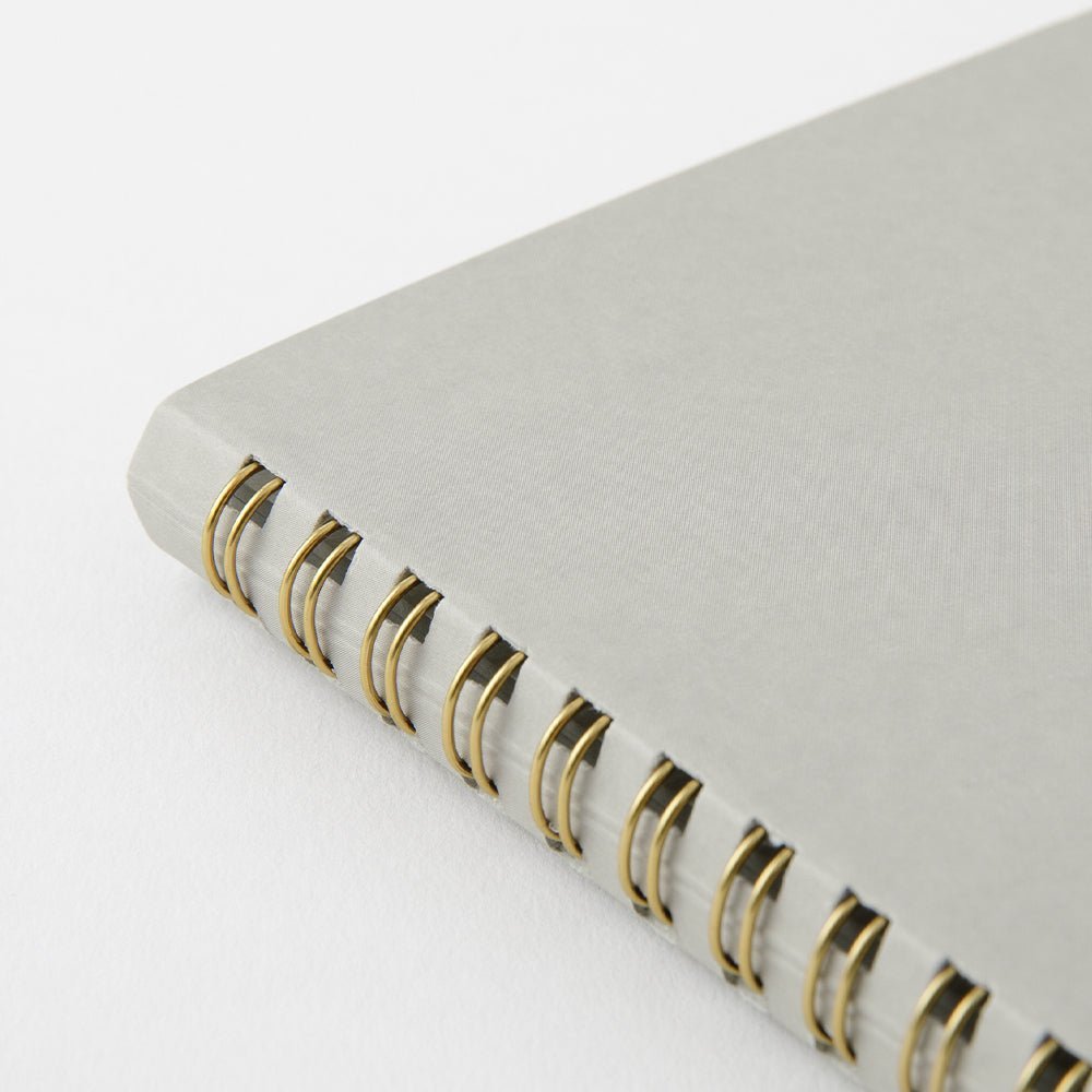 Carnet MIDORI Ring Notebook Soft Color - A5 - Pointillé - Gris -