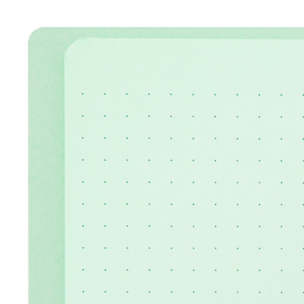 Carnet MIDORI Ring Notebook Soft Color - A5 - Pointillé - Vert - 4902805153331