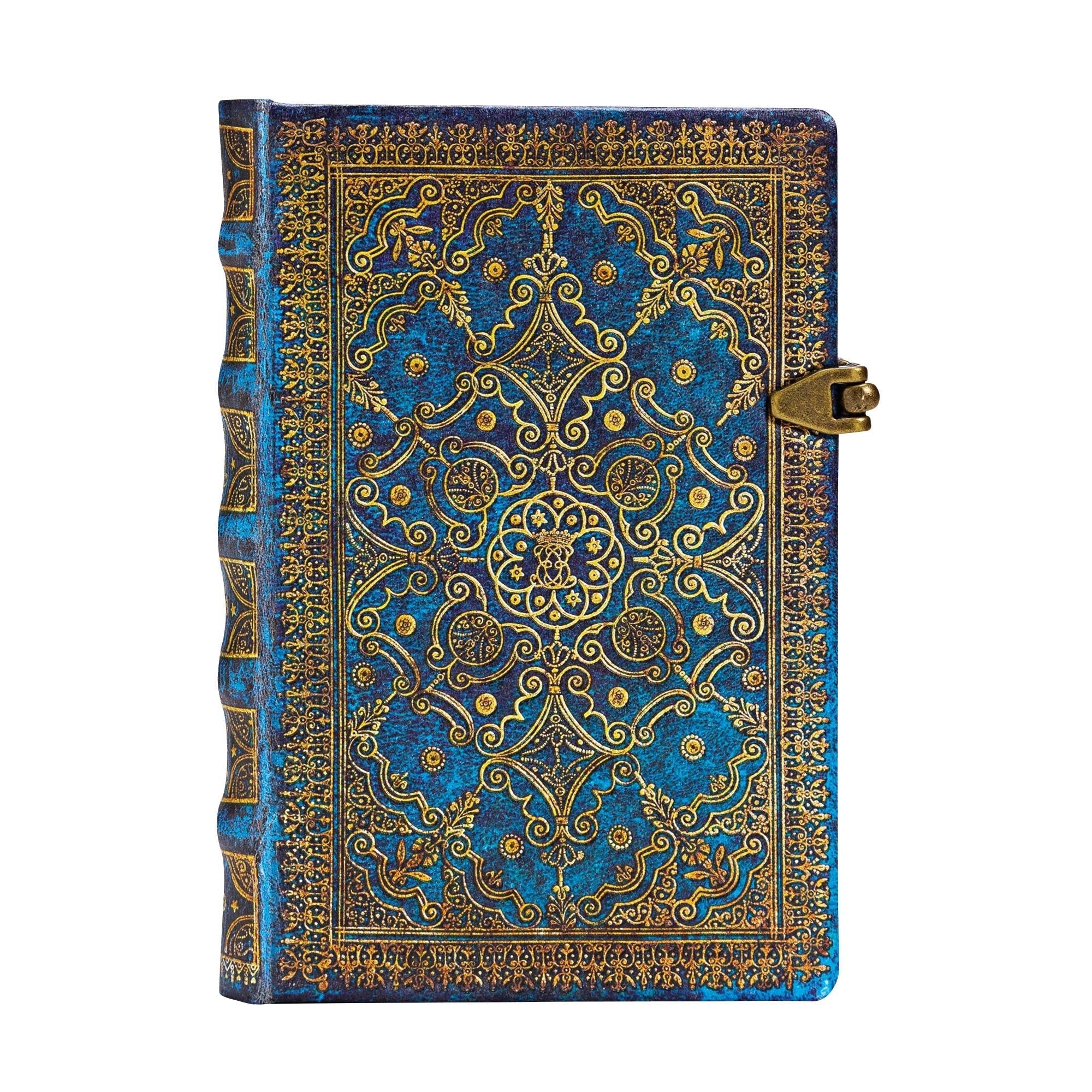 Carnet PAPERBLANKS Azur - Mini Rigide 240p - Ligné - Illustré - 9781439726839