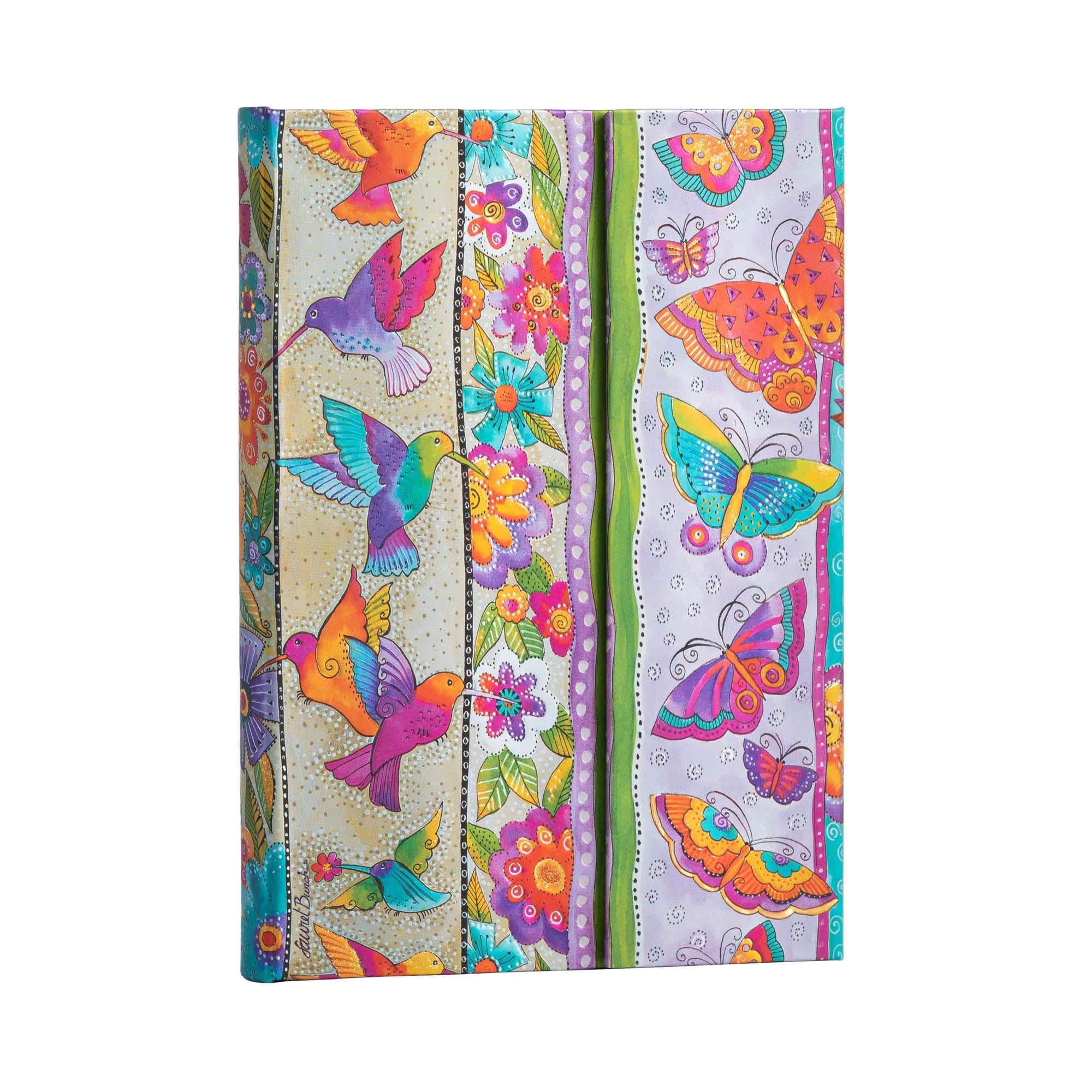 Carnet PAPERBLANKS Colibris et Papillons - Midi - Hardcover - Ligné - 144p - 9781439772461