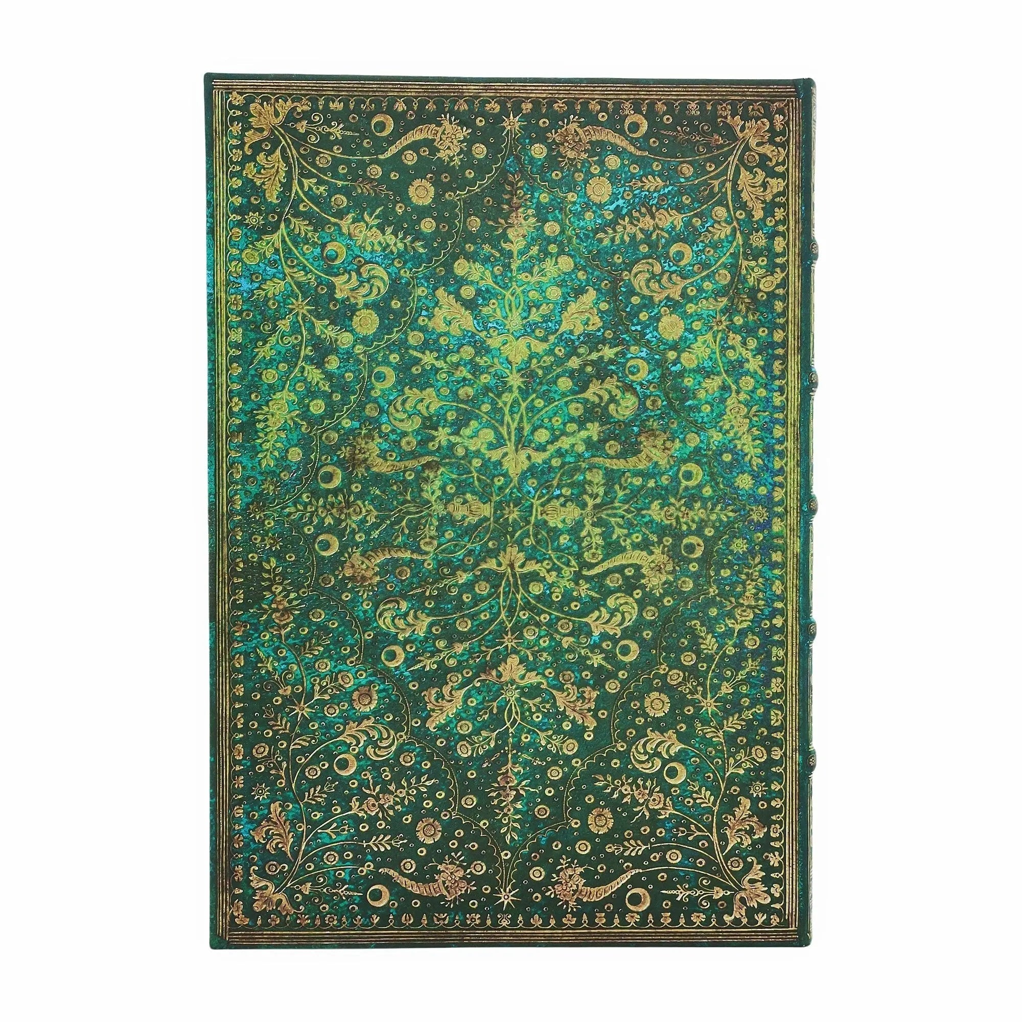 Carnet PAPERBLANKS Fleur d'Émeraude - Grand - Hardcover - Ligné - 240p - 9780349713113