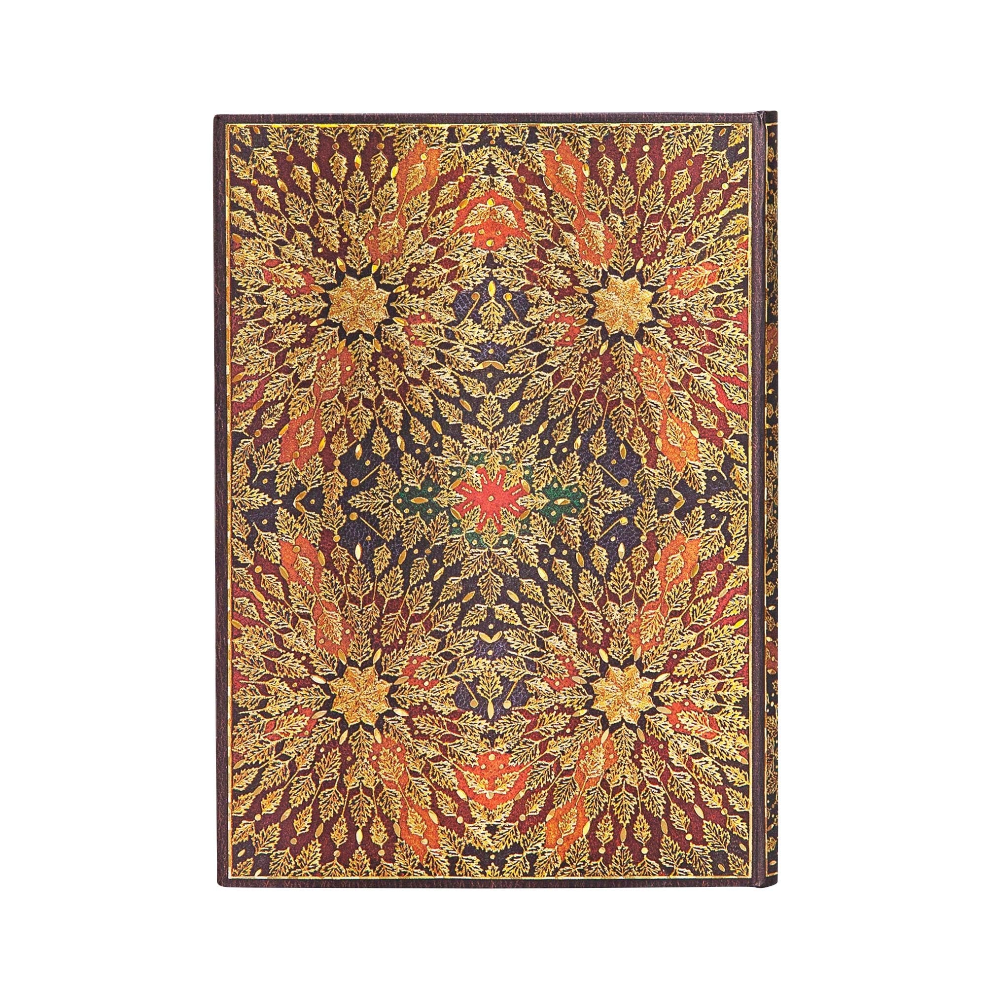 Carnet PAPERBLANKS Fleurs de Feu - Midi - Hardcover - Ligné - 240p - 9781439754108