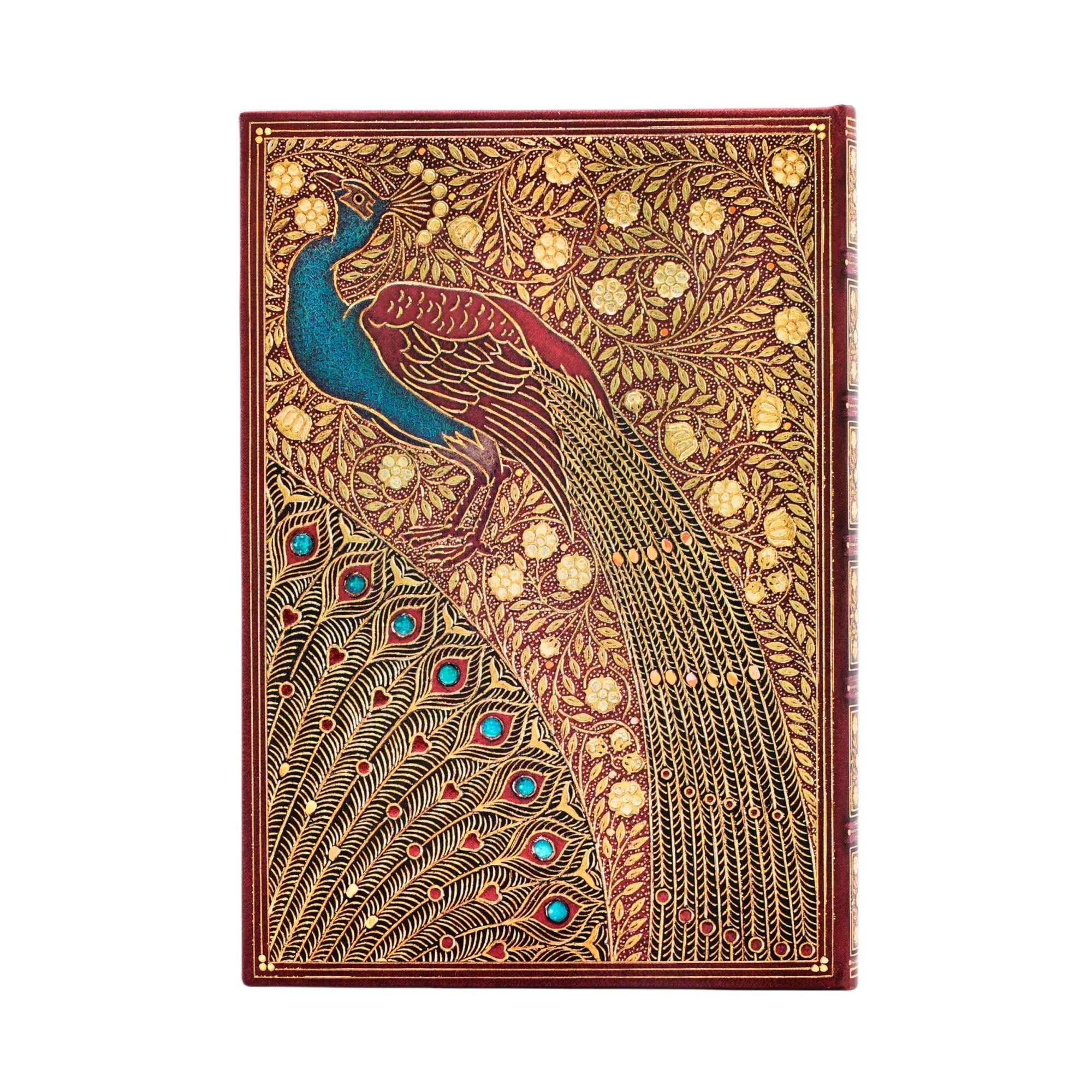 Carnet PAPERBLANKS Les Paons de Hafiz - Midi - Hardcover - Ligné - 144p - 9781439798898