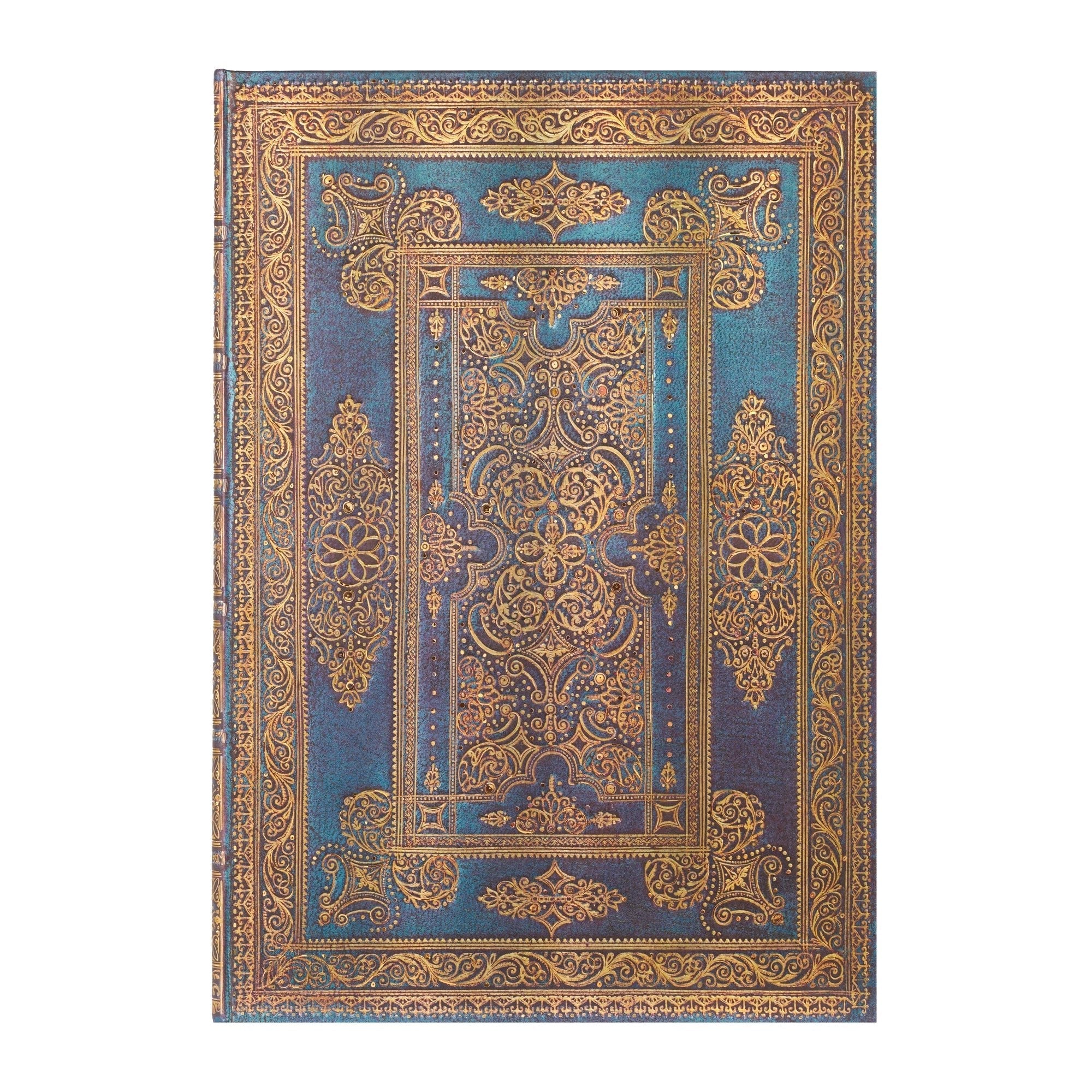 Carnet PAPERBLANKS Luxe Bleu - Grand - Hardcover - Uni - 128p - 9781439795897