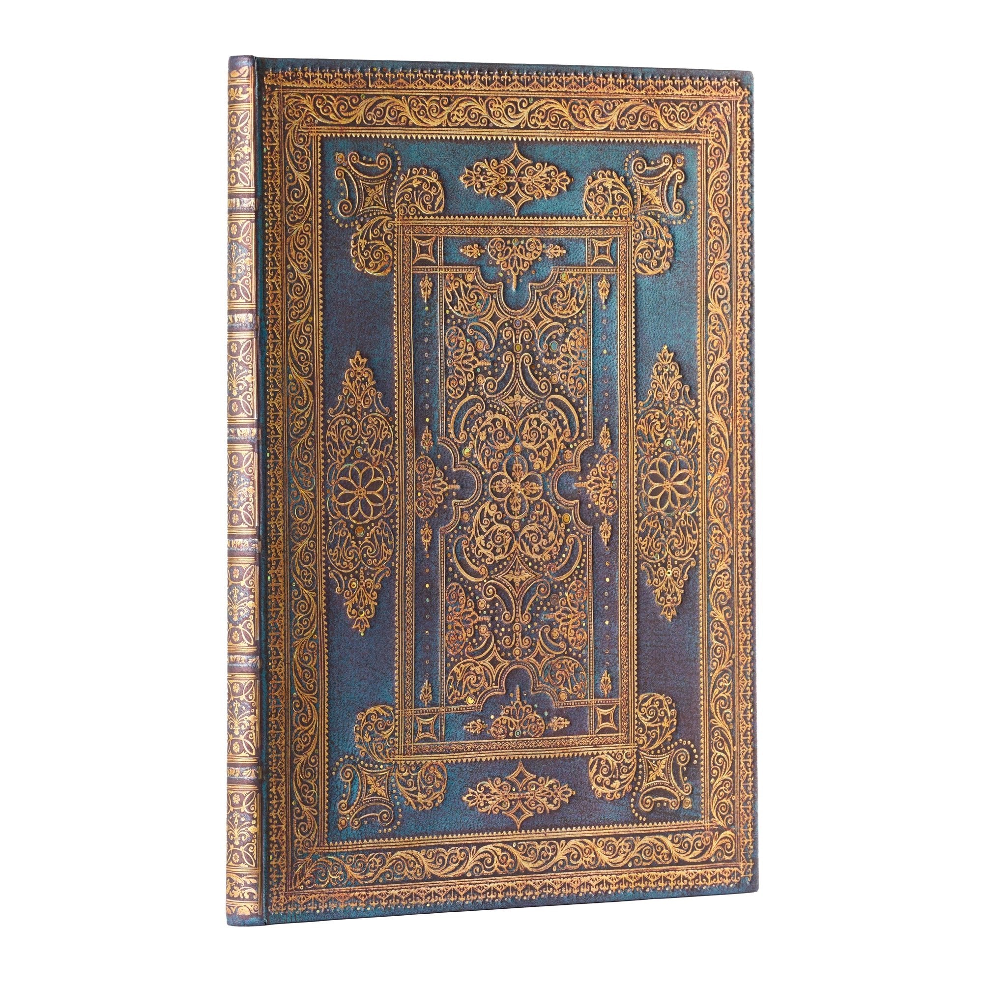 Carnet PAPERBLANKS Luxe Bleu - Grand - Hardcover - Uni - 128p - 9781439795897