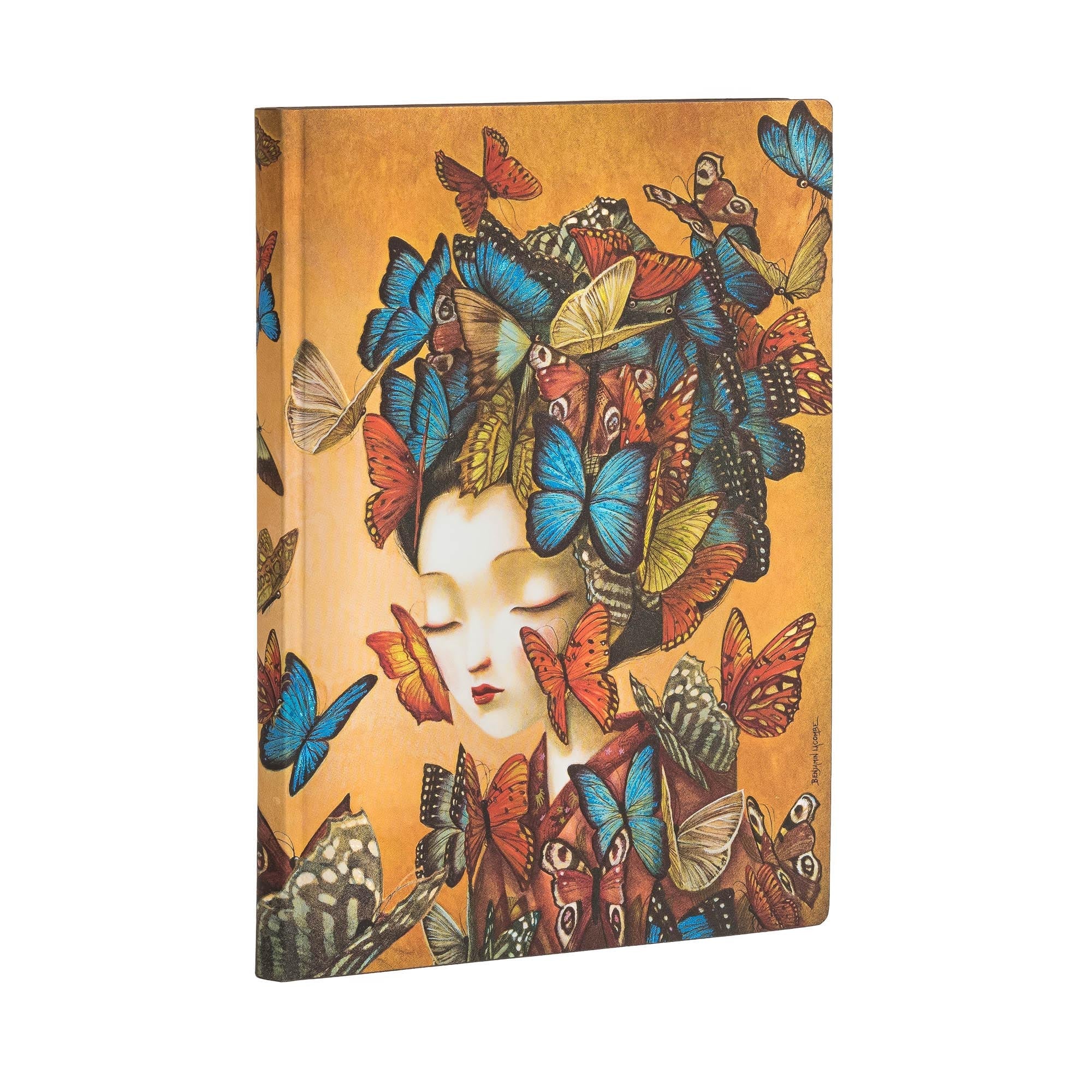 Carnet PAPERBLANKS Madame Butterfly - Midi - Softcover - Uni - 176p - 9781439765265