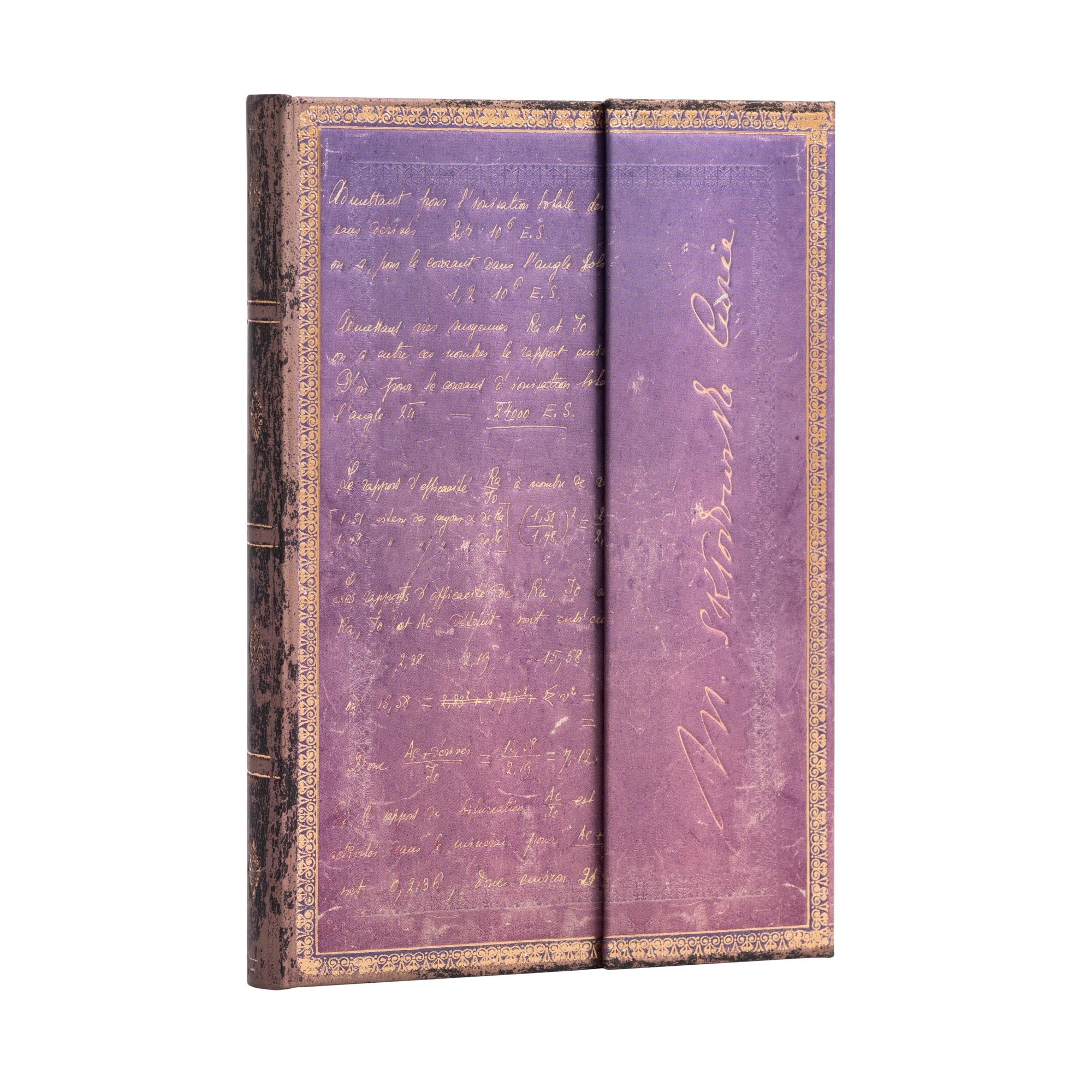 Carnet PAPERBLANKS Marie Curie, Science de la Radioactivité - Midi - Hardcover - Ligné - 144p - 9781439781203