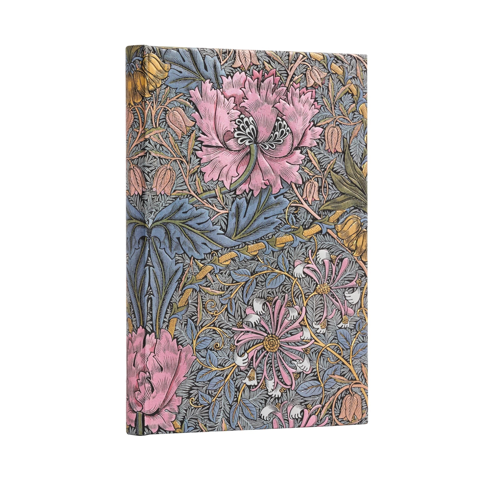 Carnet PAPERBLANKS Morris Chèvrefeuille Rose - Midi - Hardcover - Ligné - 144p - 9781439793879