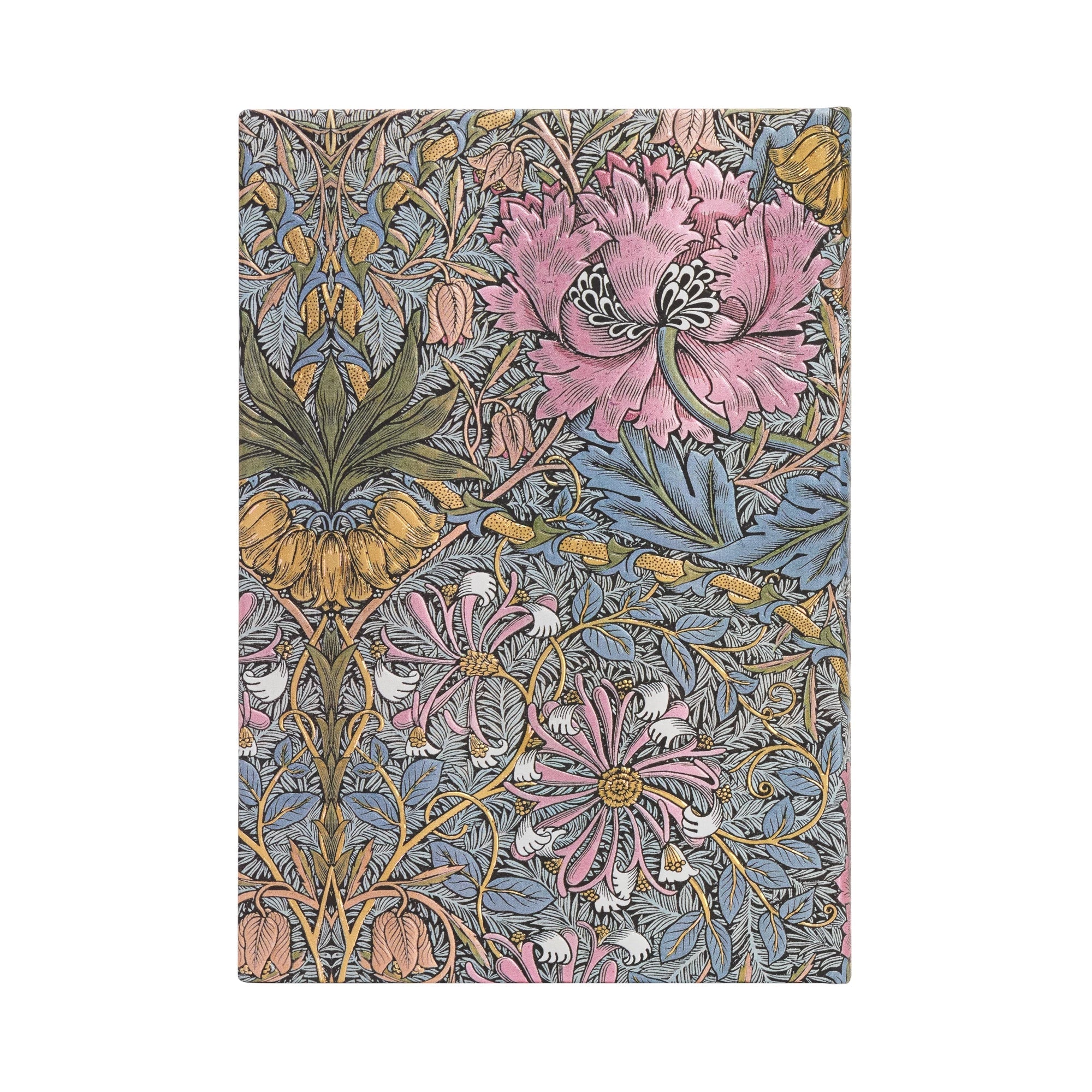 Carnet PAPERBLANKS Morris Chèvrefeuille Rose - Midi - Hardcover - Ligné - 144p - 9781439793879