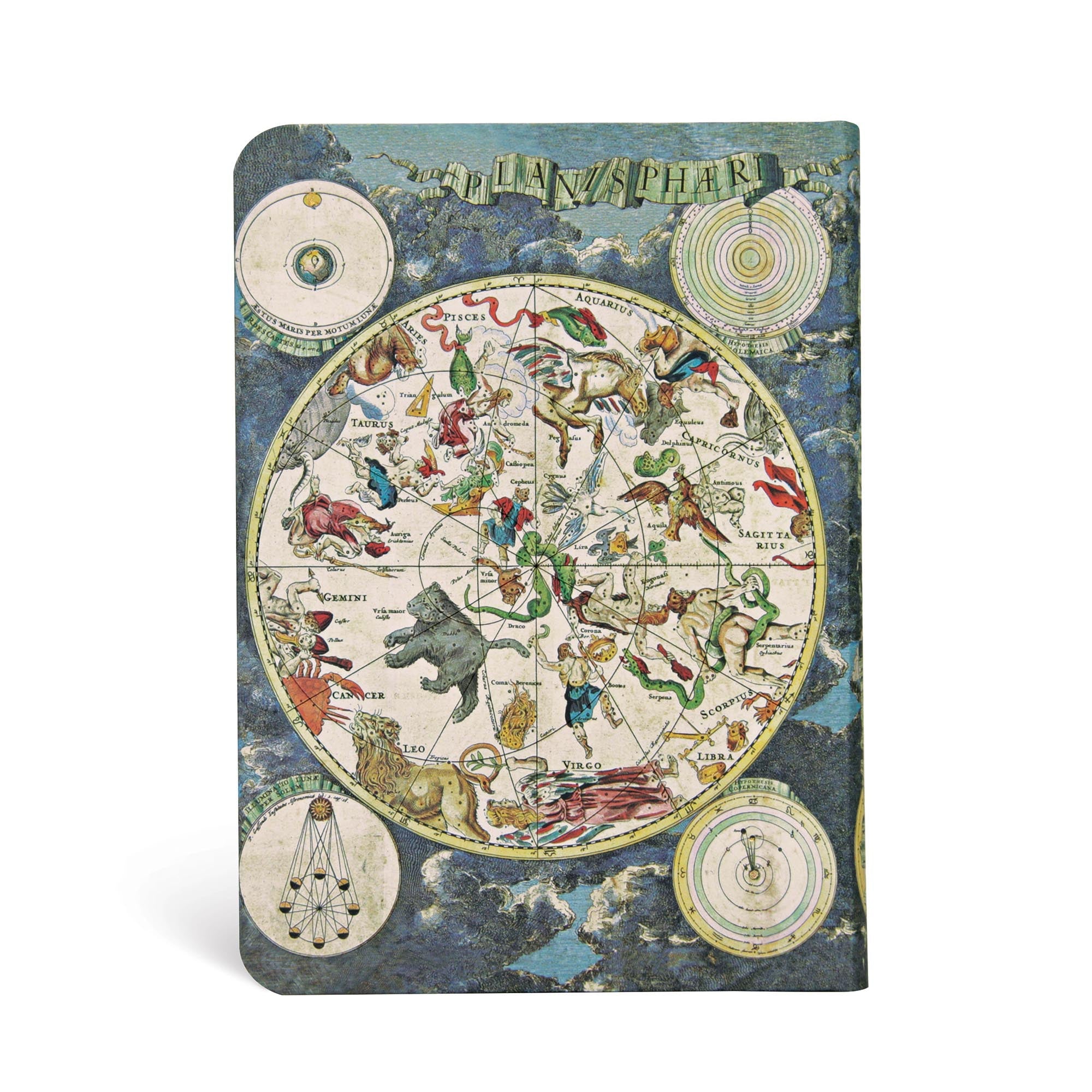 Carnet PAPERBLANKS Planisphère Céleste - Midi - Hardcover - Ligné - 176p - 9781439752968