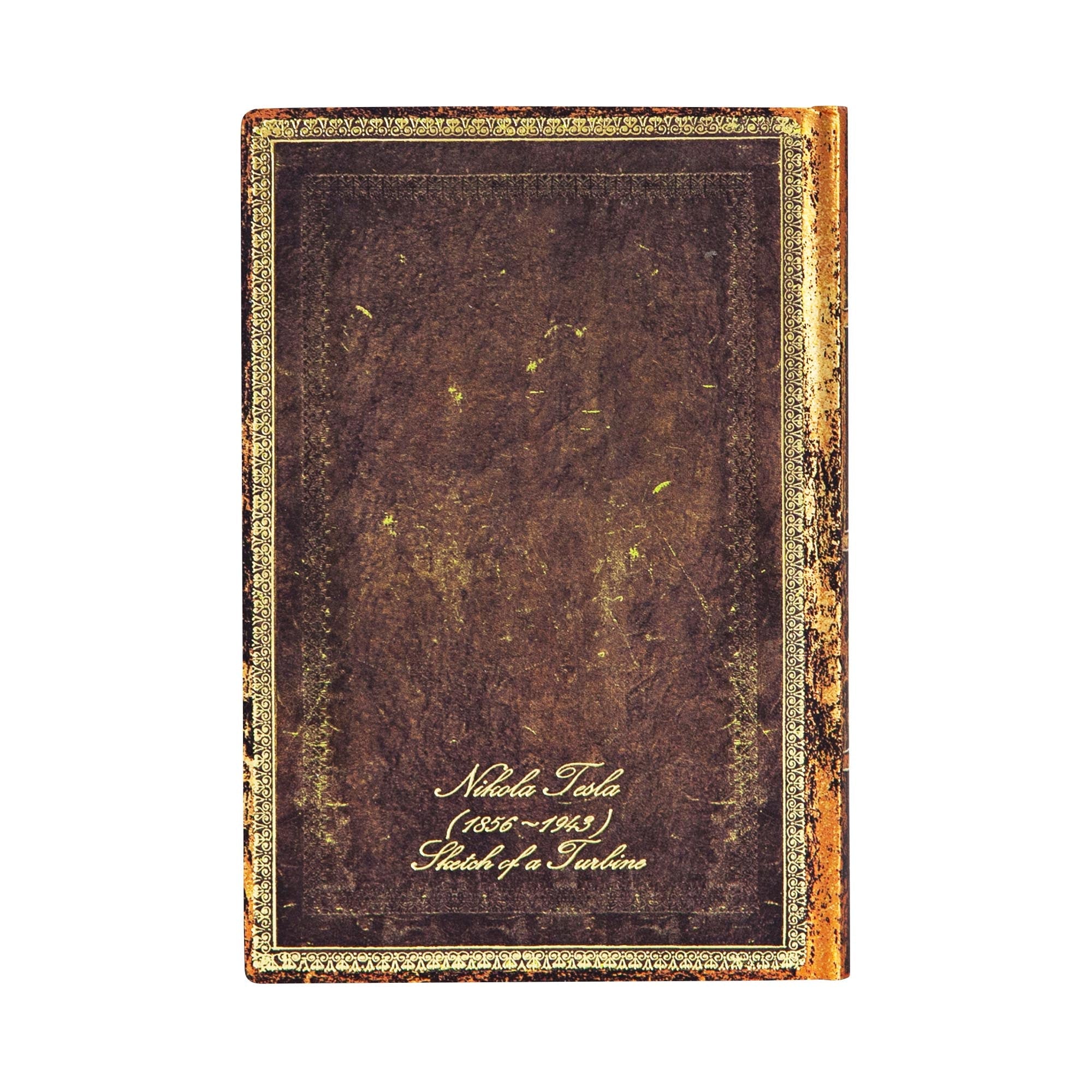 Carnet PAPERBLANKS Tesla, Croquis d'une Turbine - Mini - Softcover - Uni - 208p - 9781439764374