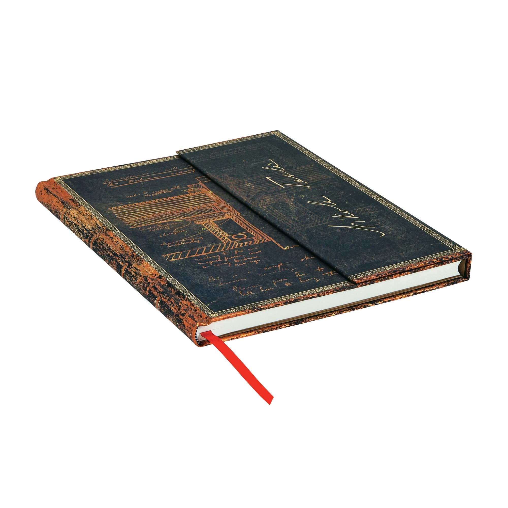 Carnet PAPERBLANKS Tesla, Croquis d'une Turbine - Ultra - Hardcover - Uni - 144p - 9781439754627