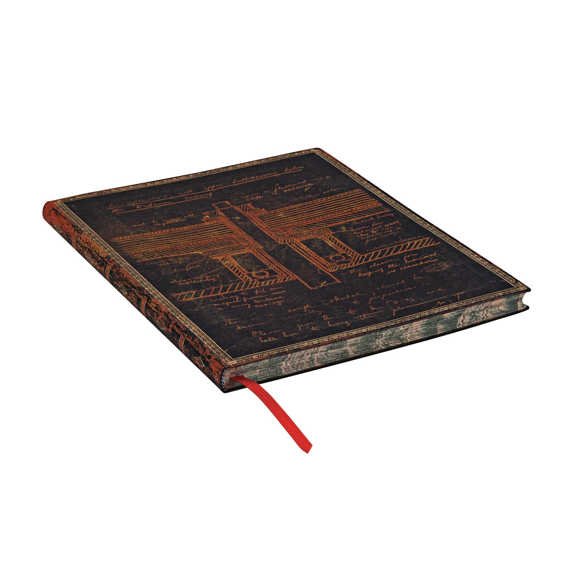 Carnet PAPERBLANKS Tesla, Croquis d'une Turbine - Ultra - Softcover - Uni - 176p - 9781439764336