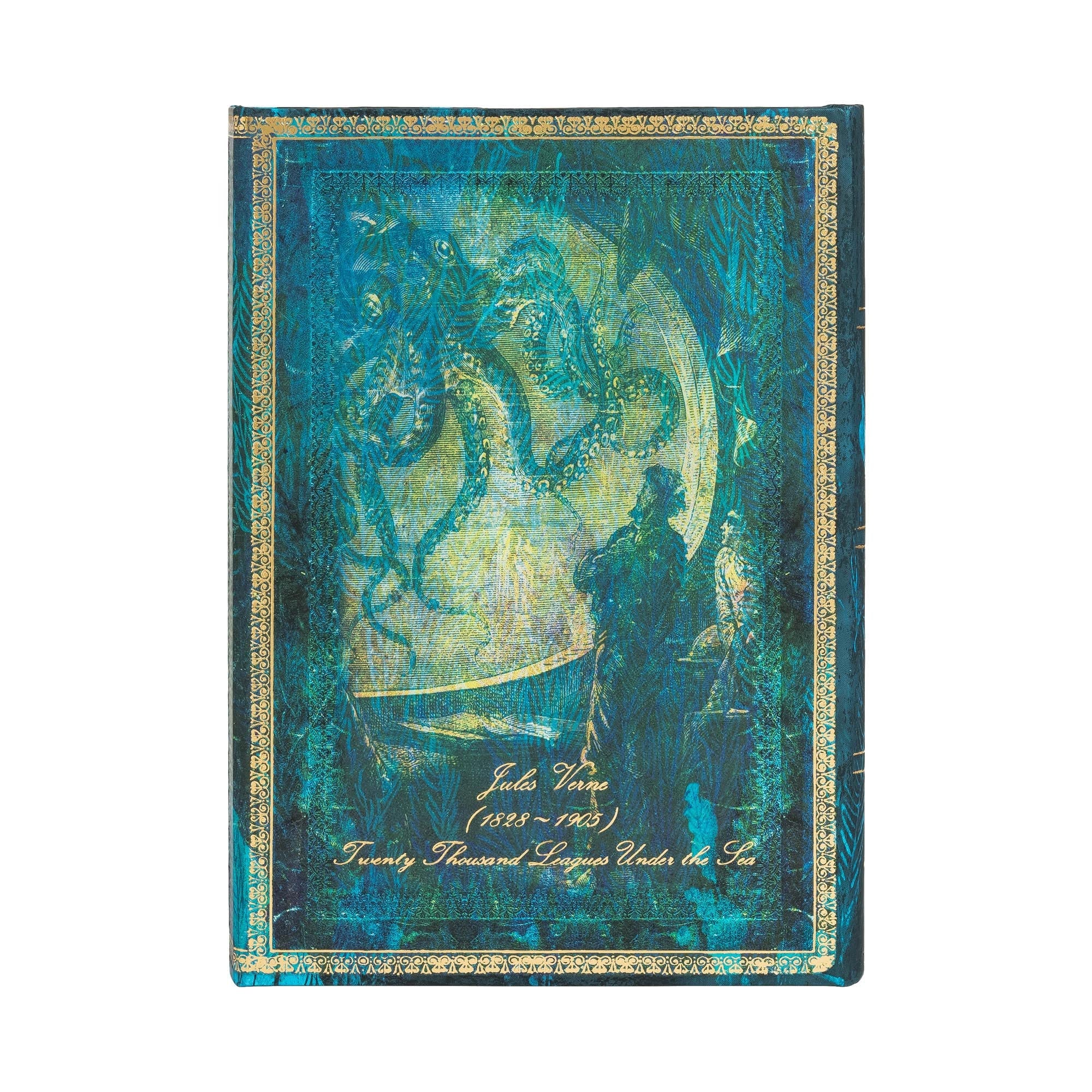 Carnet PAPERBLANKS Verne, Vingt Mille Lieues - Midi - Hardcover - Ligné - 144p - 9781439764923