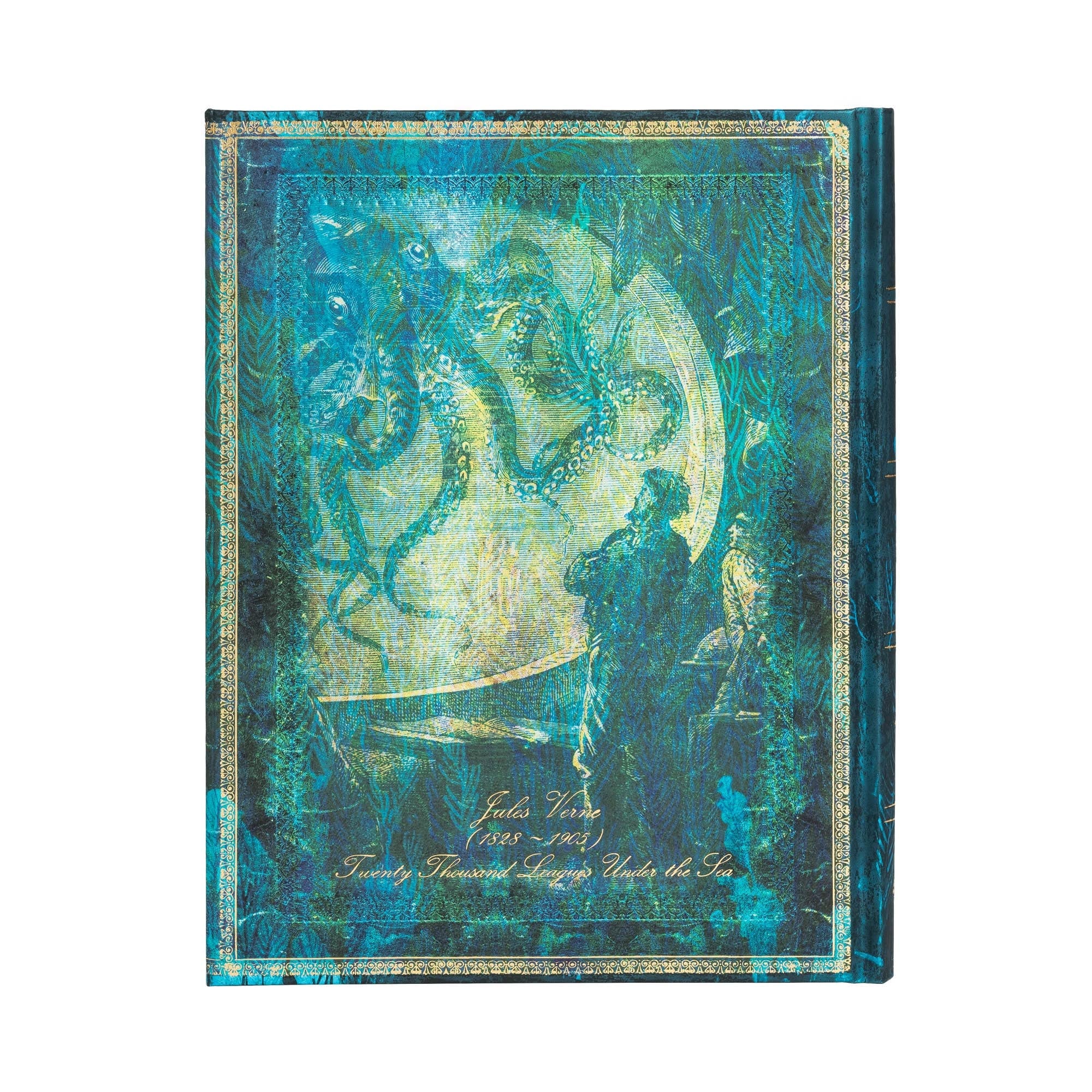 Carnet PAPERBLANKS Verne, Vingt Mille Lieues - Ultra - Hardcover - Ligné - 144p - 9781439764909