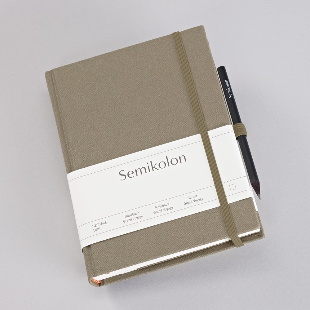 Carnet SEMIKOLON Grand Voyage - A5 - Hardcover - Uni - Fango - 4004117646430