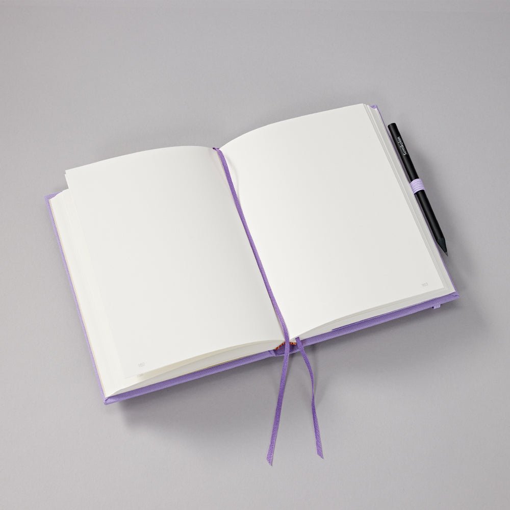 Carnet SEMIKOLON Grand Voyage - A5 - Hardcover - Uni - Lilac Silk - 4004117646461