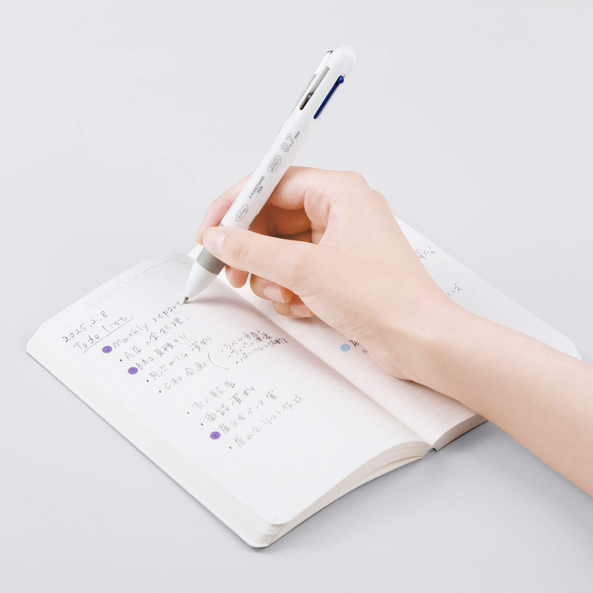 Carnet STÁLOGY 365Days Notebook - B6 Slim - Softcover - Quadrillé - Black - 4904140081874