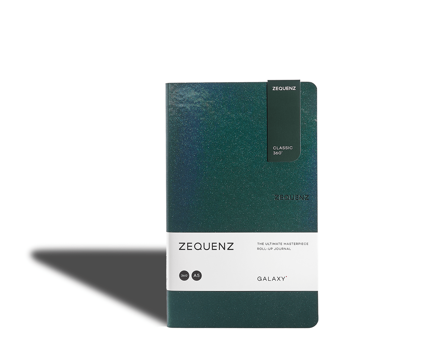 Carnet ZEQUENZ Galaxy - A5 - Ligné - Astro Green -