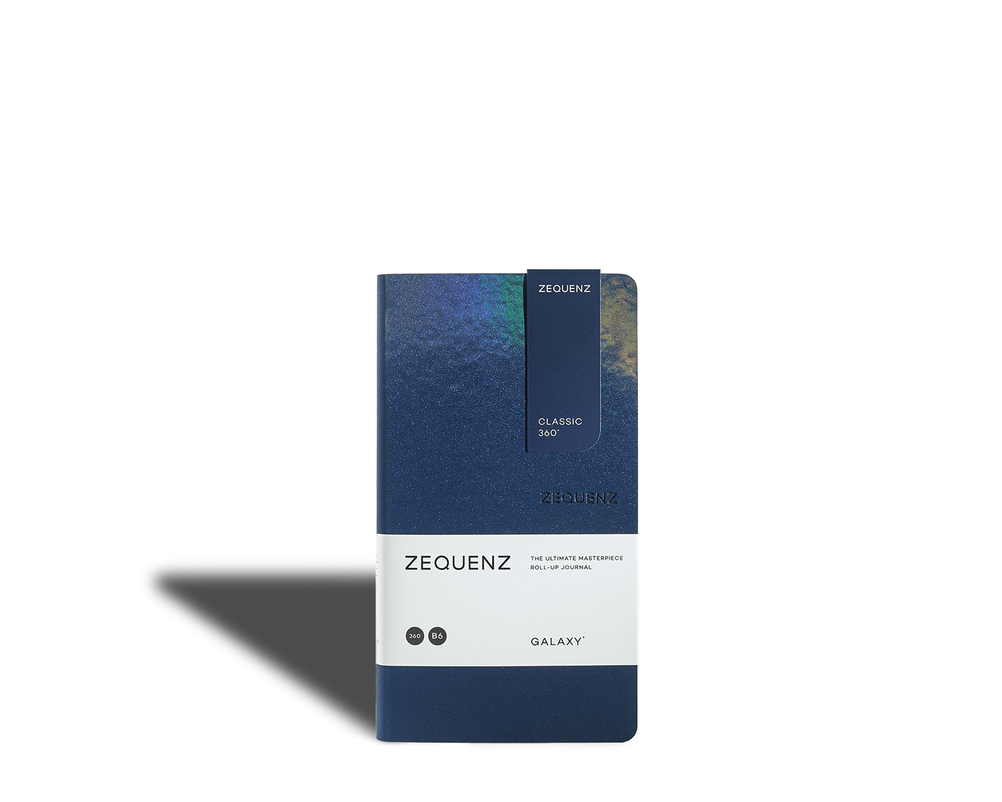 Carnet ZEQUENZ Galaxy - B6 - Quadrillé - Space Blue -