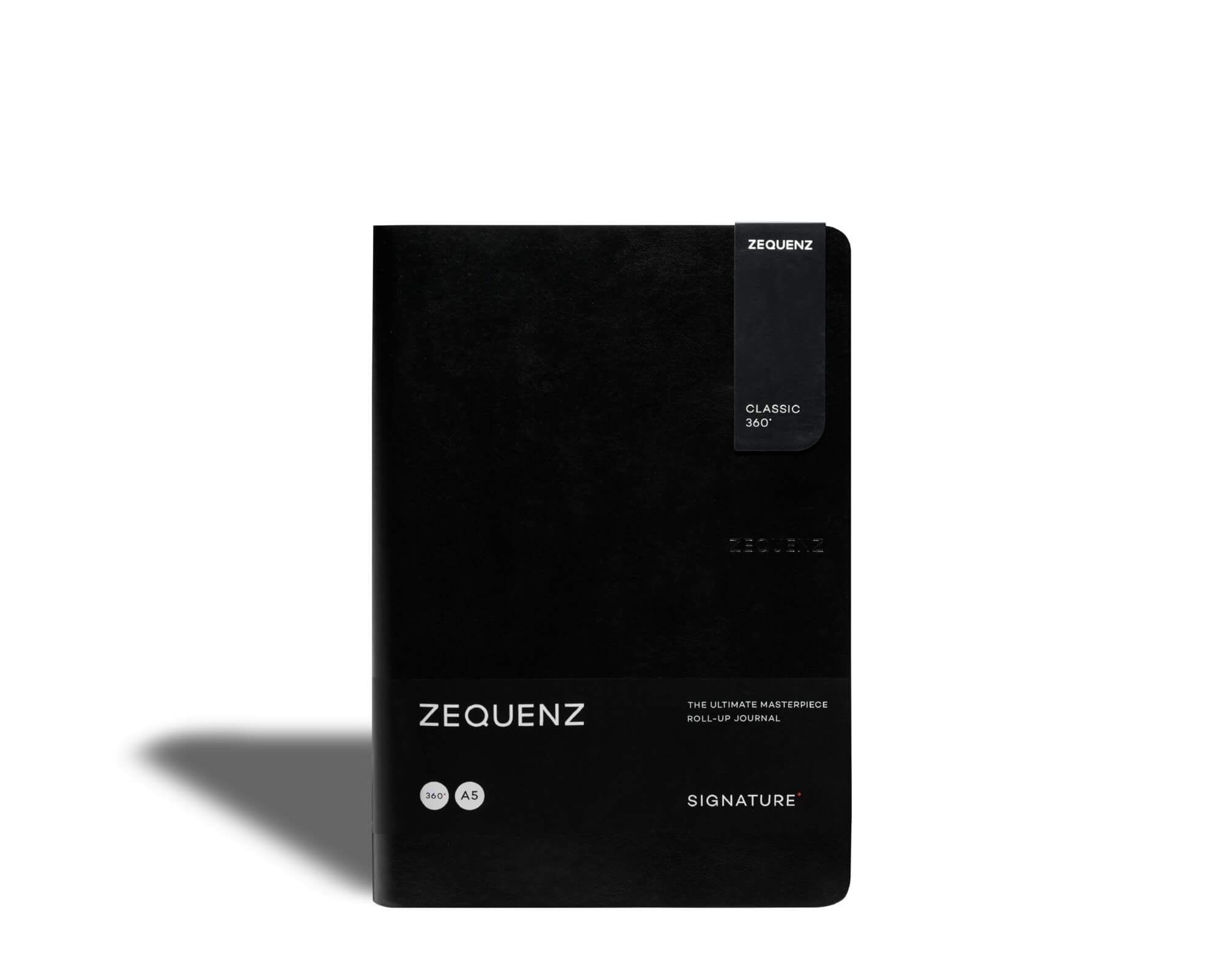 Carnet ZEQUENZ Signature Classic - A5 - Ligné - Black - 8859340500020