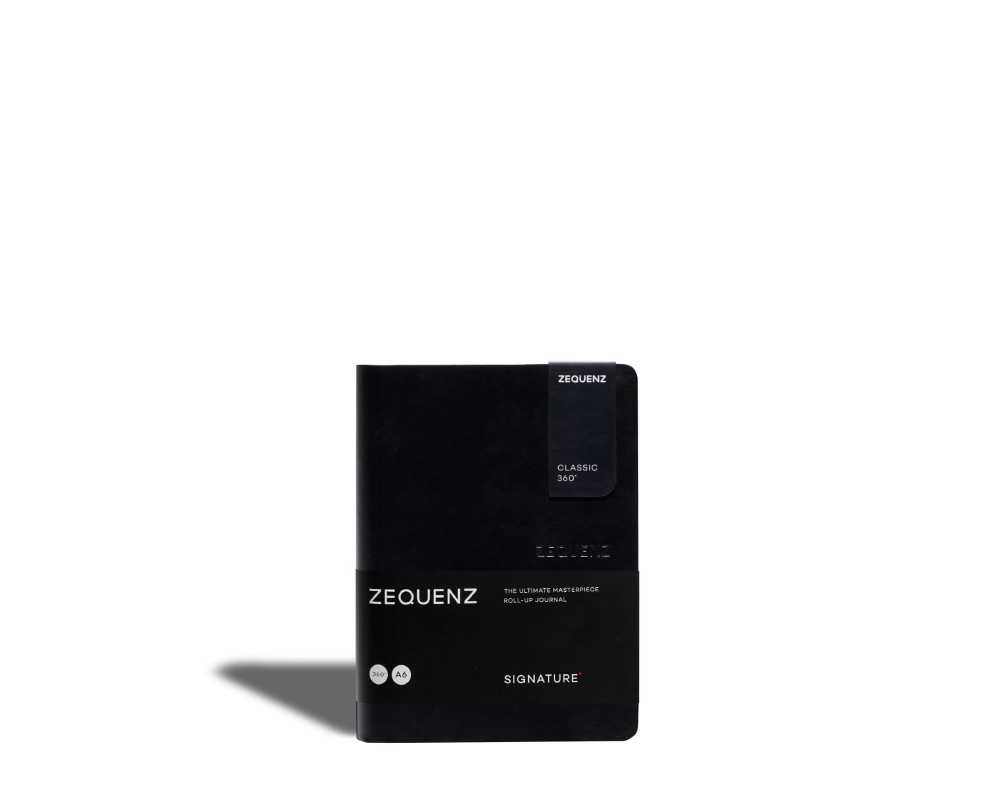 Carnet ZEQUENZ Signature Classic - A6 - Ligné - Black - 8859340500204