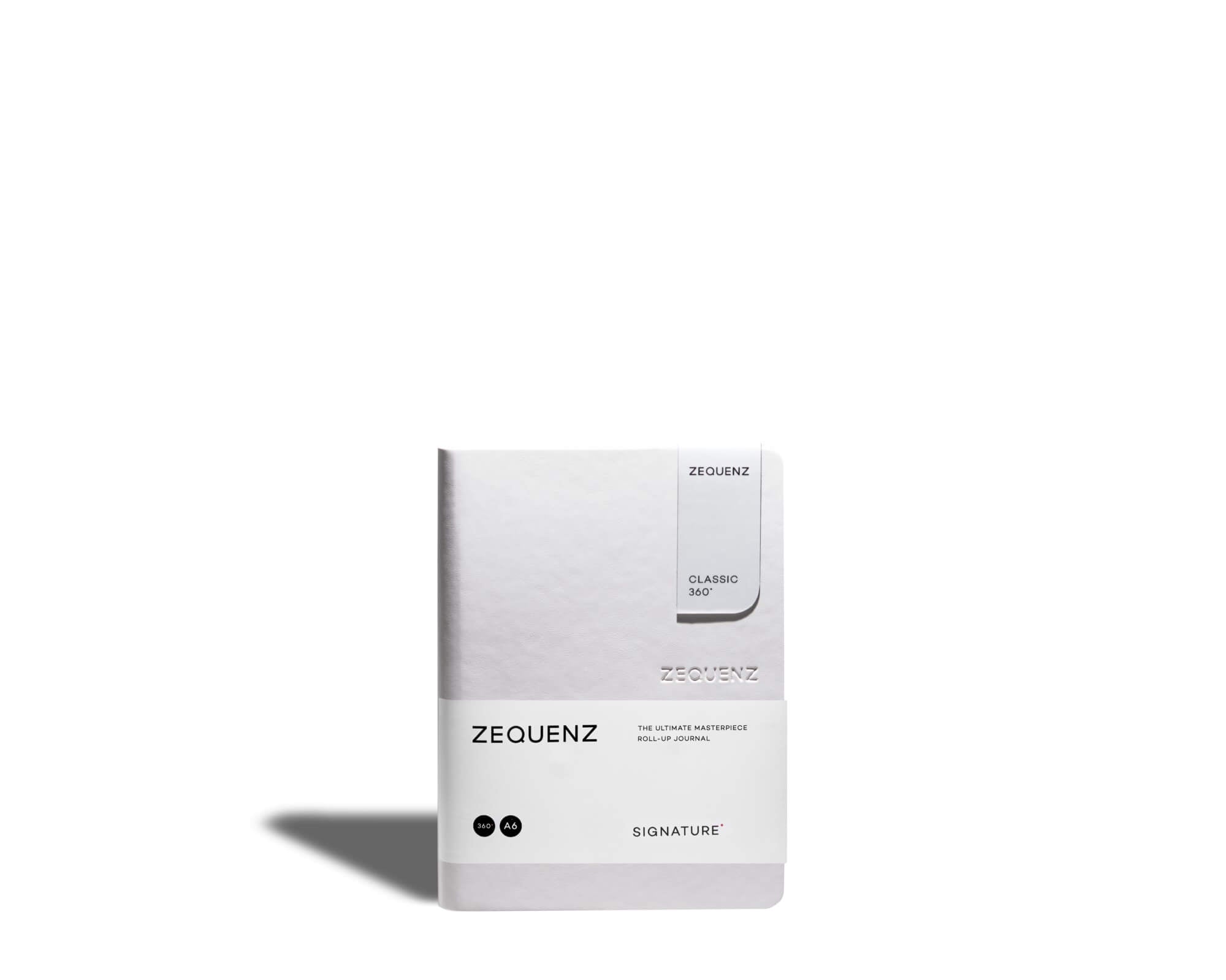 Carnet ZEQUENZ Signature Classic - A6 - Ligné - White - 8859340500266
