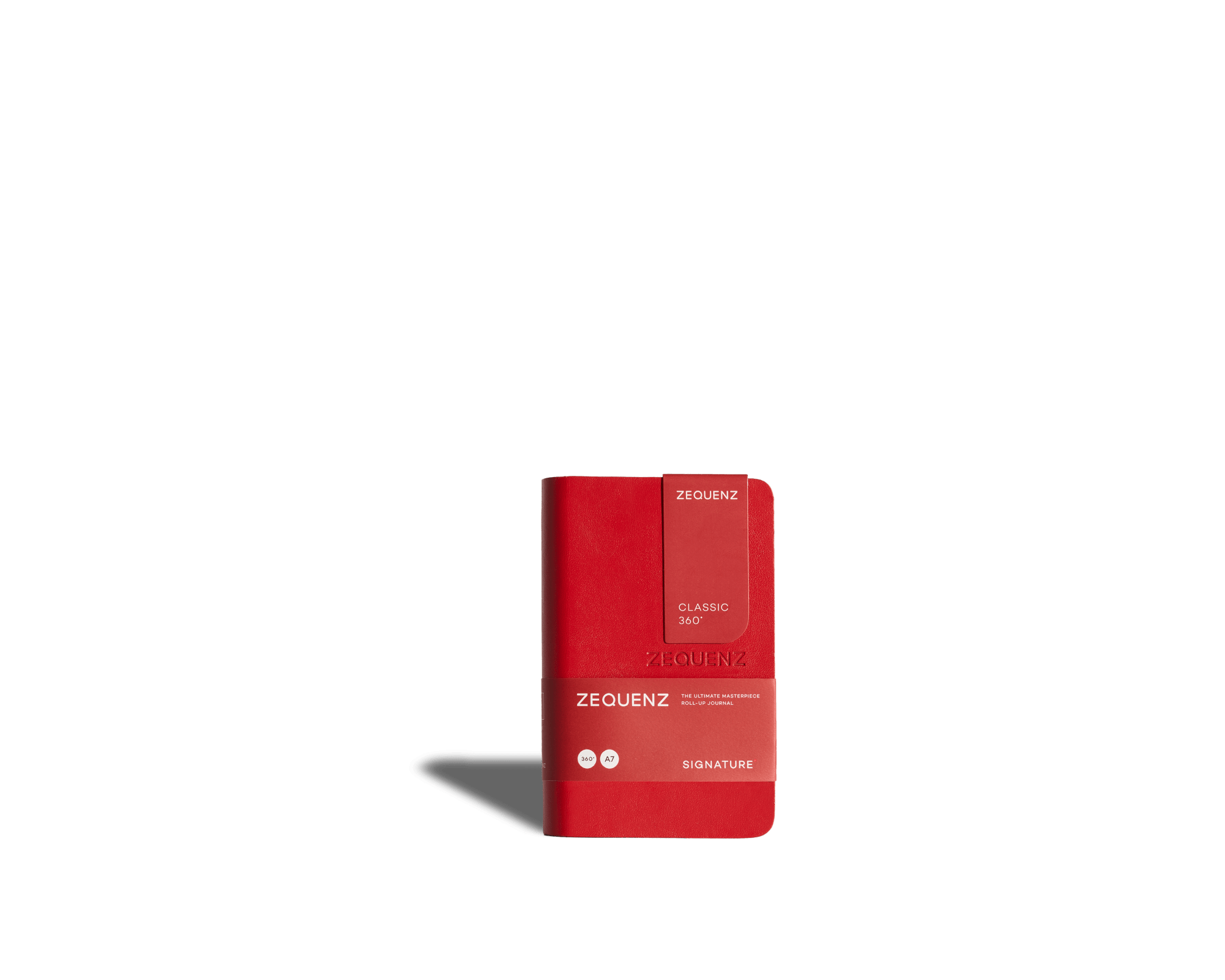 Carnet ZEQUENZ Signature Classic - A7 - Ligné - Red - 8859340500419