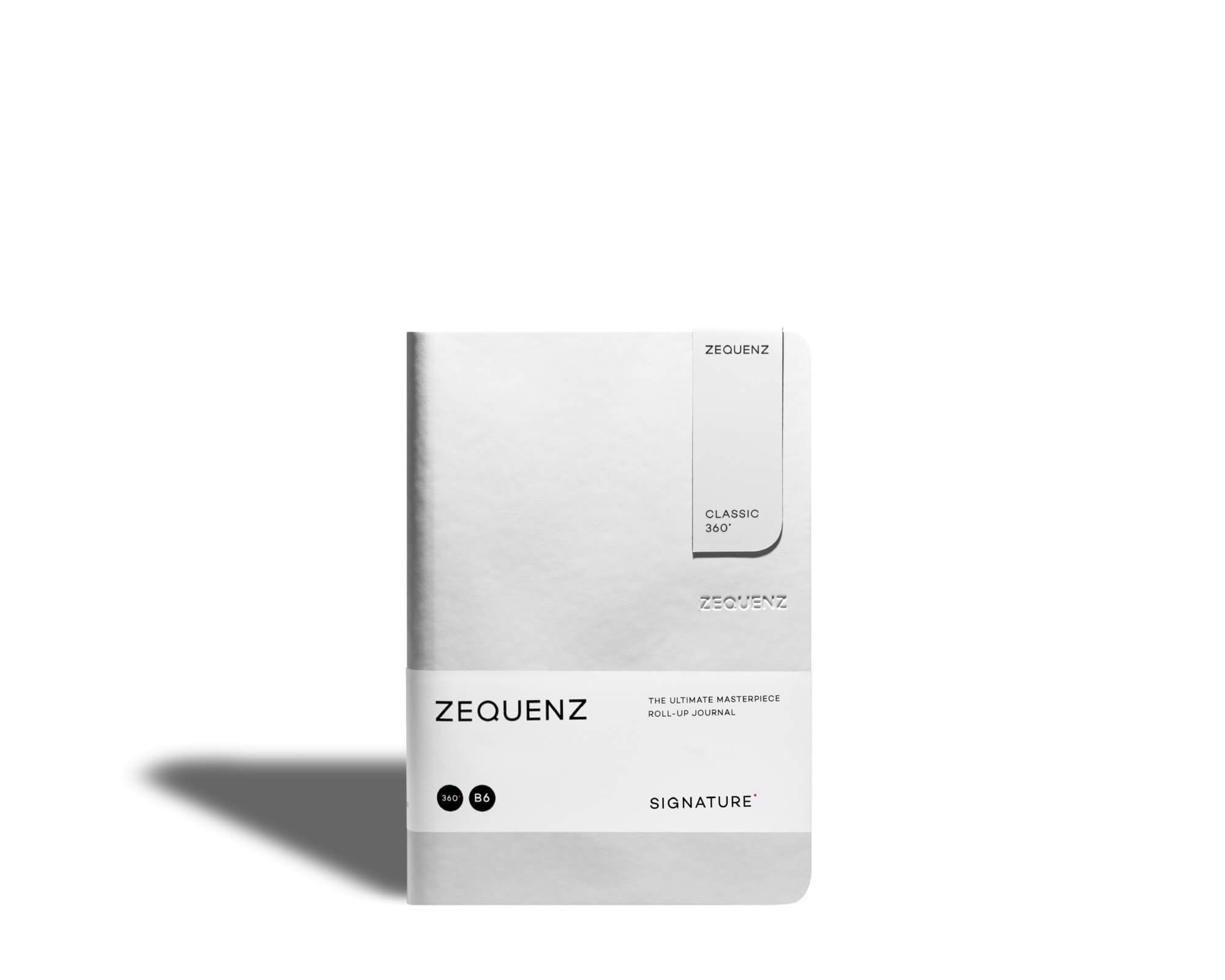 Carnet ZEQUENZ Signature Classic - B6 - Uni - White - 8859340500167