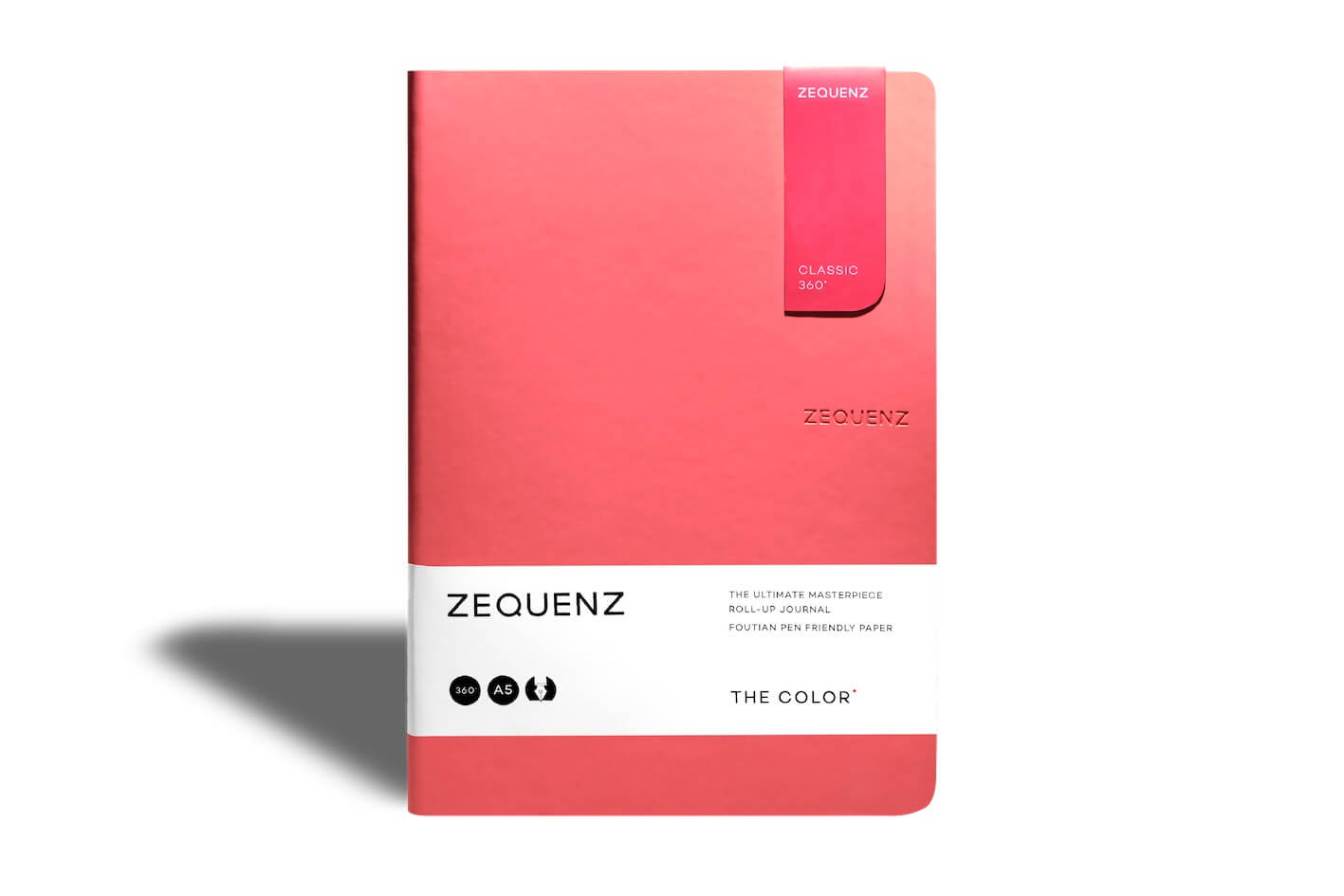 Carnet ZEQUENZ The Color - A5 - Pointillé - Coral - 8859340517059