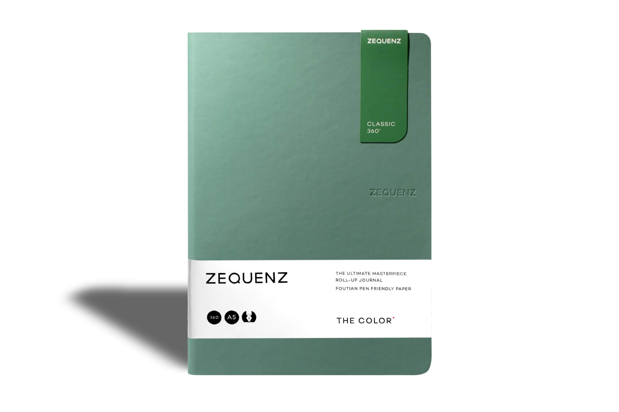 Carnet ZEQUENZ The Color - A5 - Pointillé - Jade - 8859340511750