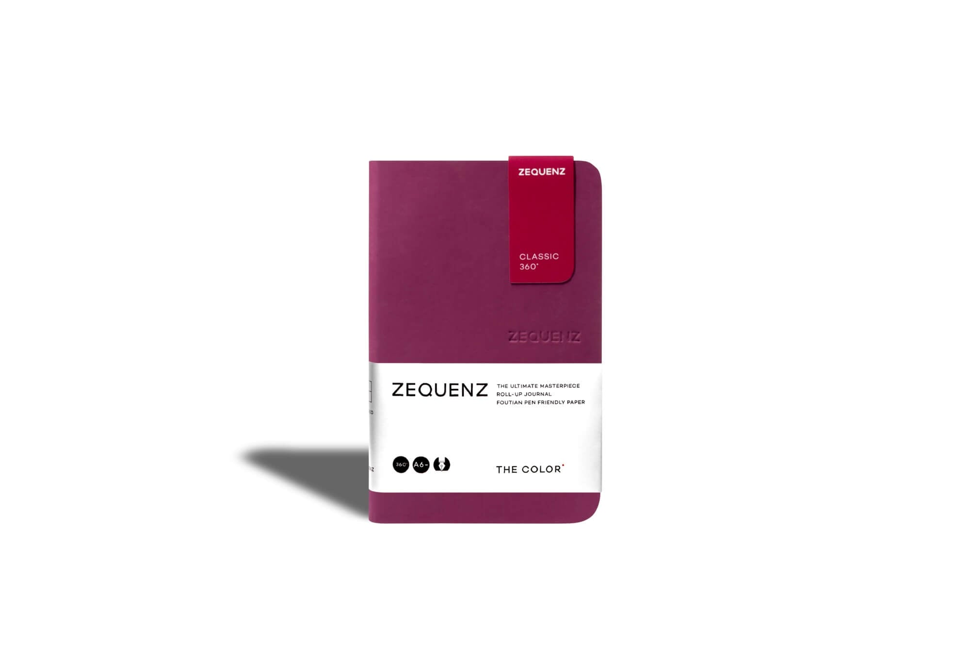 Carnet ZEQUENZ The Color - A6 - Pointillé - Berry - 8859340513037