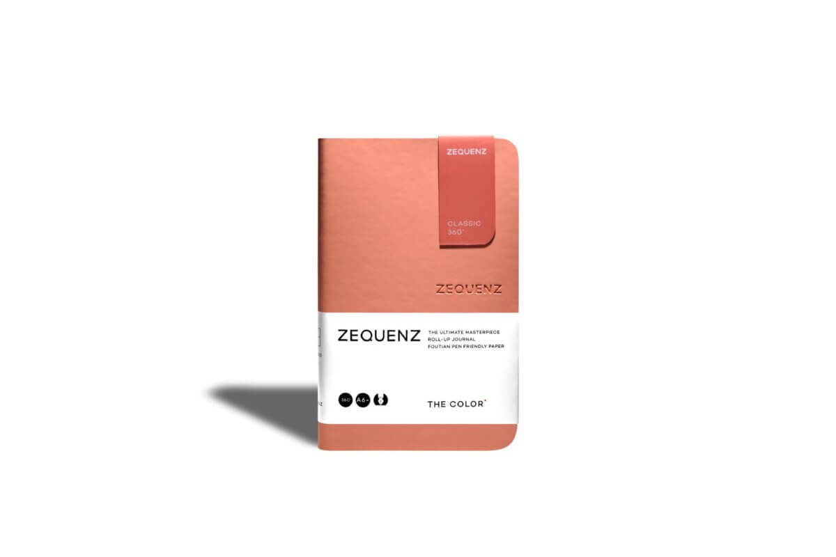 Carnet ZEQUENZ The Color - A6 - Pointillé - Peach - 8859340517813