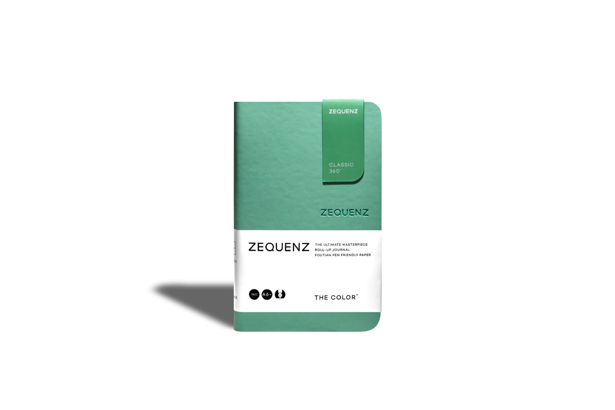 Carnet ZEQUENZ The Color - A6 - Quadrillé - Fern - 8859340517660