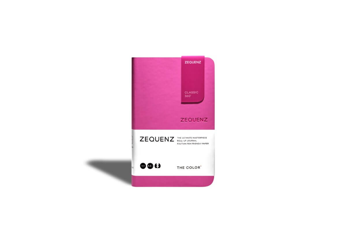 Carnet ZEQUENZ The Color - A6 - Quadrillé - Magenta - 8859340517905