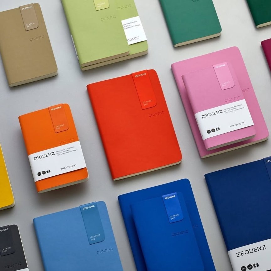 Carnet ZEQUENZ The Color - A7 - Pointillé - Emerald -