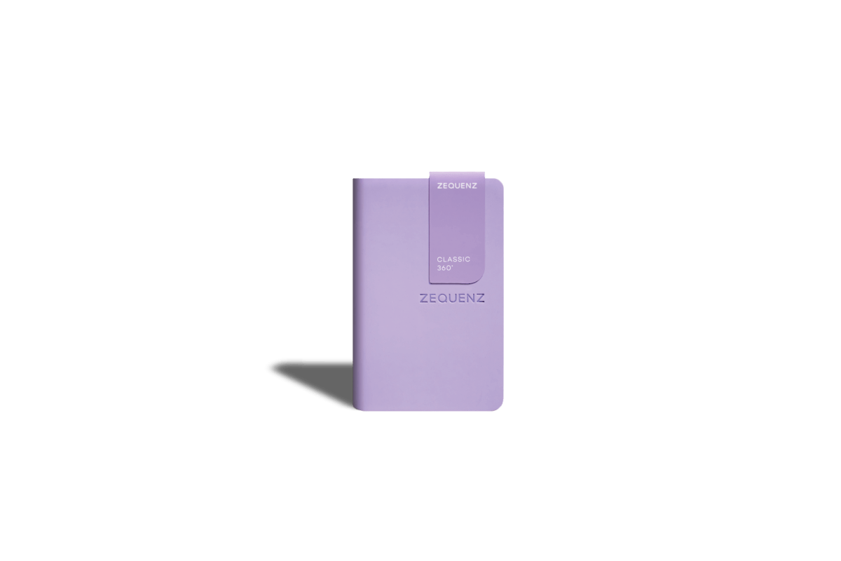 Carnet ZEQUENZ The Color - A7 - Pointillé - Lavender -