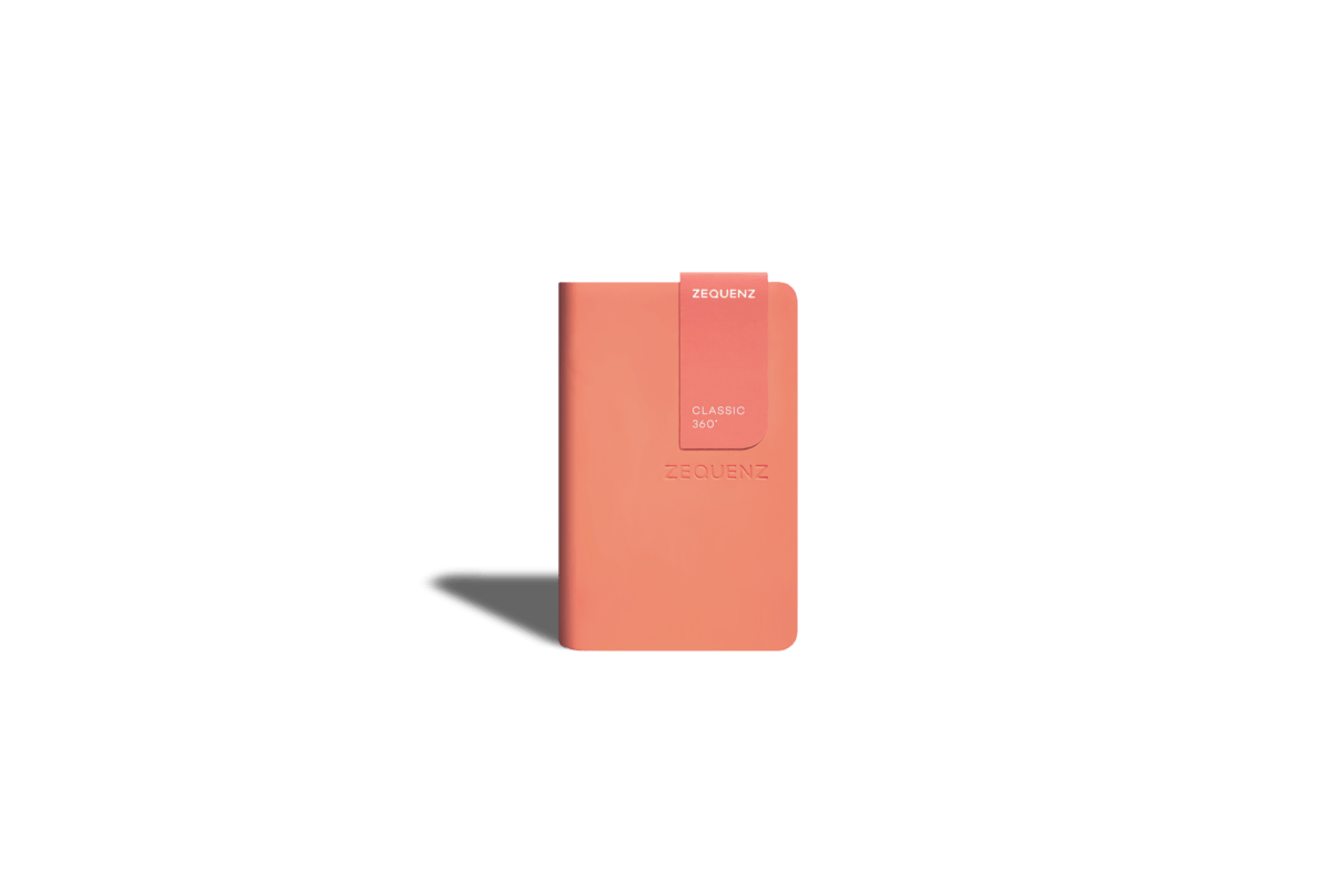 Carnet ZEQUENZ The Color - A7 - Pointillé - Peach -