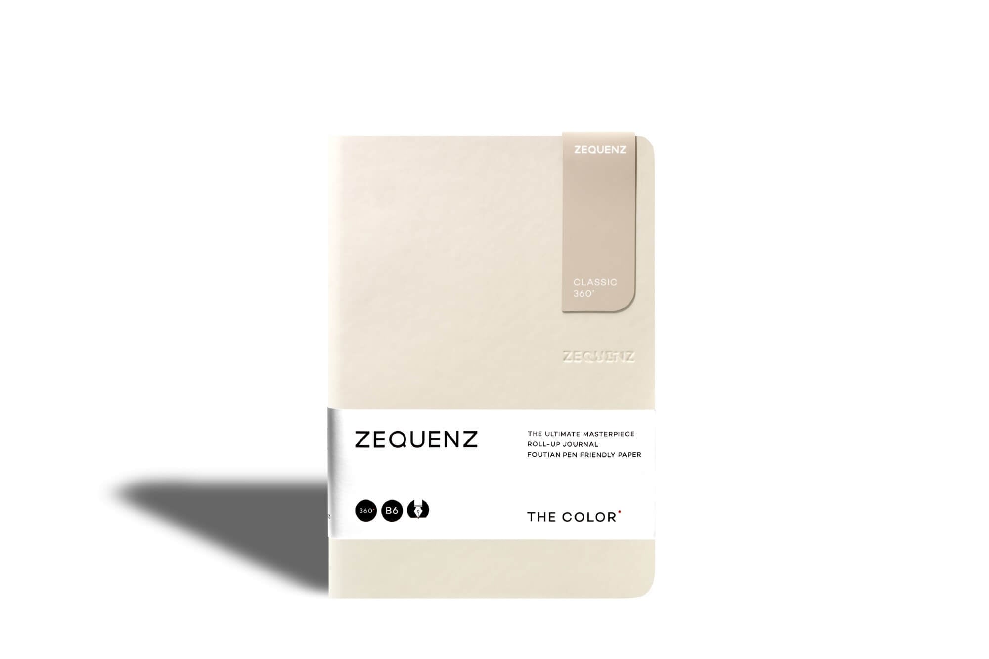 Carnet ZEQUENZ The Color - B6 - Pointillé - Beige - 8859340512078