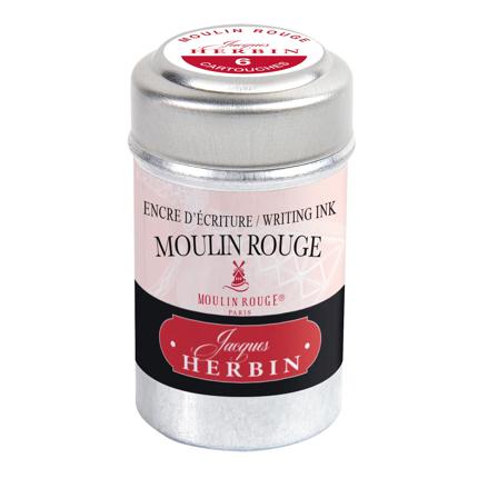 Cartouches d'encre JACQUES HERBIN - Les Couleurs de Paris - Moulin Rouge - 3188550208279