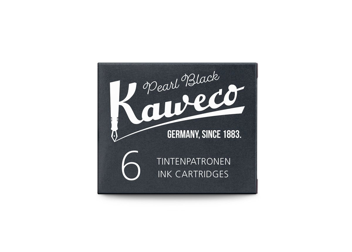 Cartouches d'encre KAWECO - Pearl Black - 4250278602253